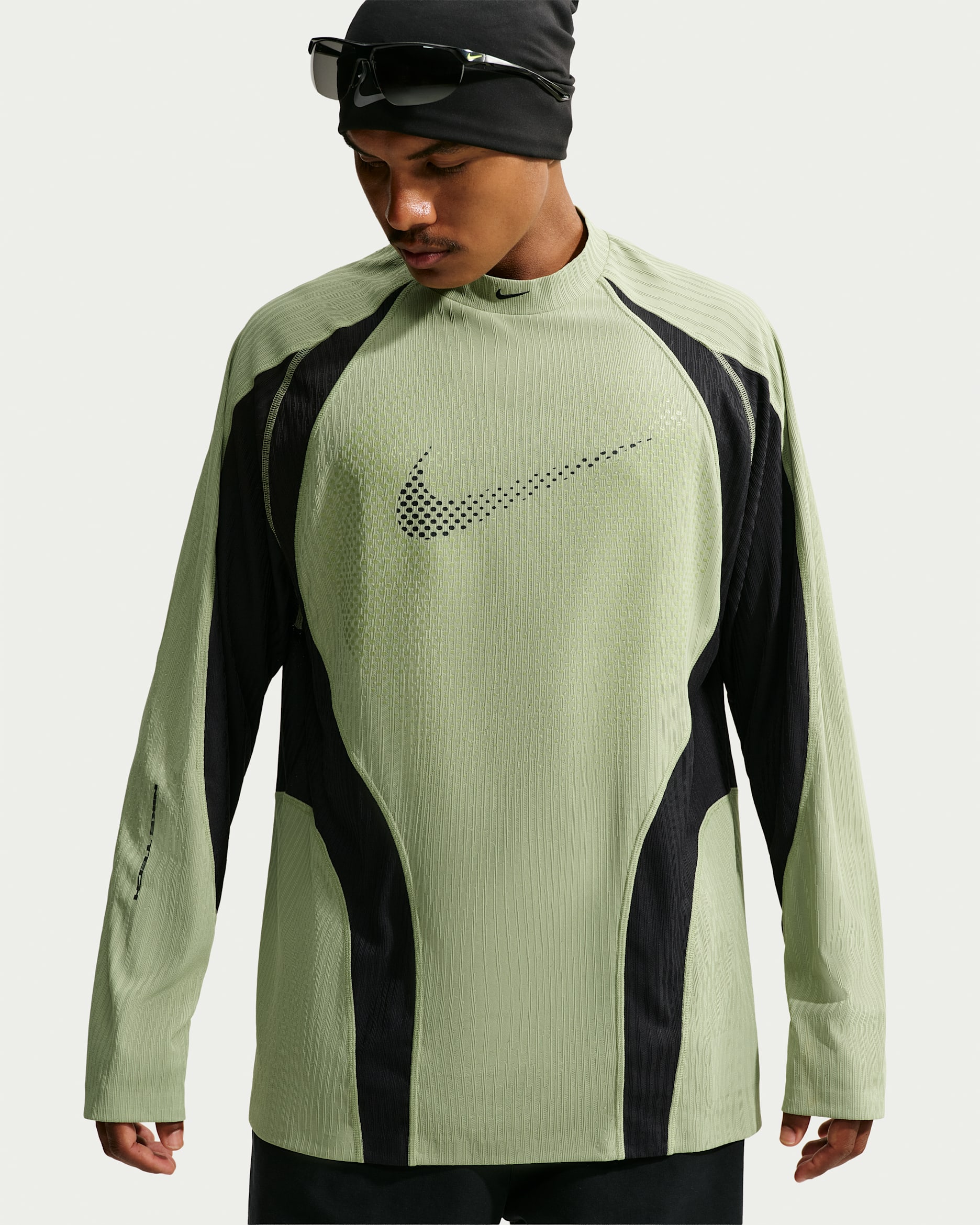 Nike Tech Men's Dri-FIT ADV Jersey - Dusty Olive/Black/Black