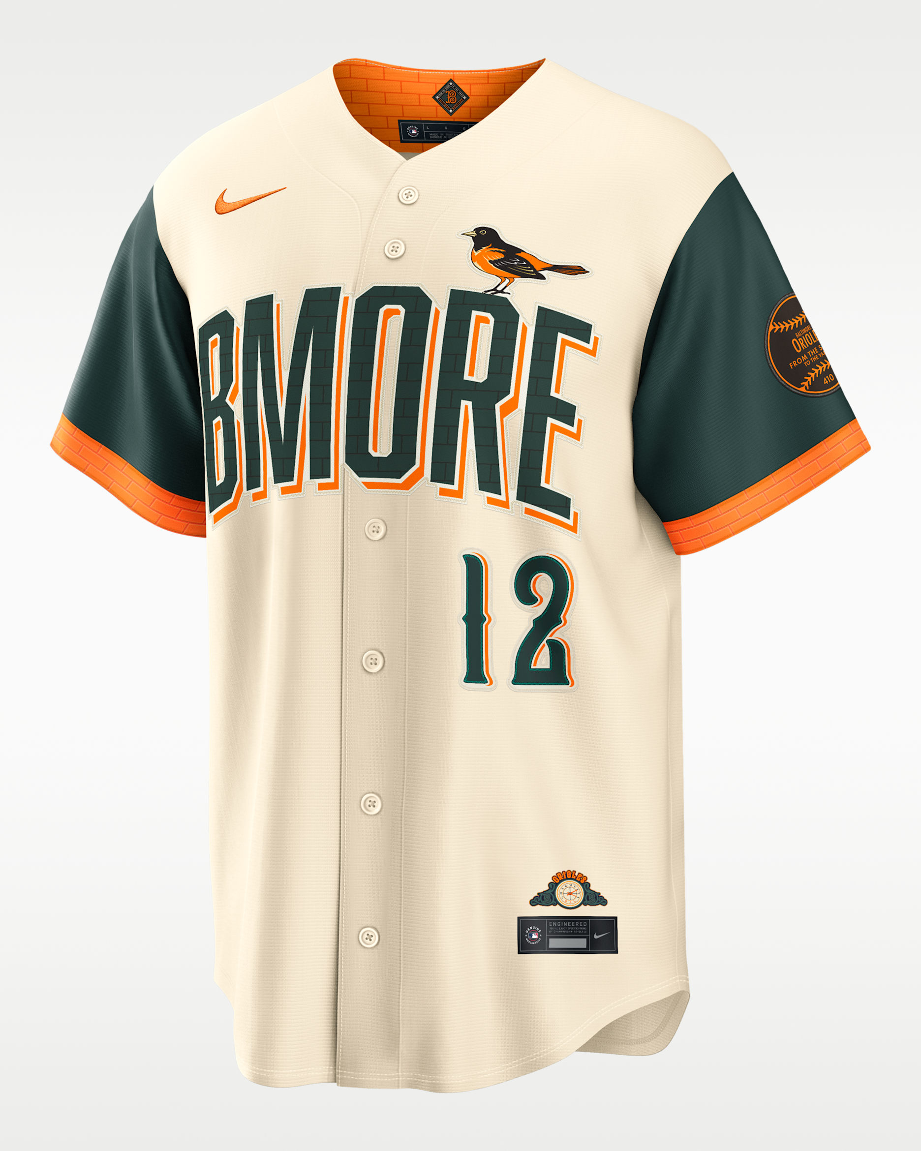 Dylan Beavers Baltimore Orioles City Connect Men's Nike MLB Stadium Jersey - Natural