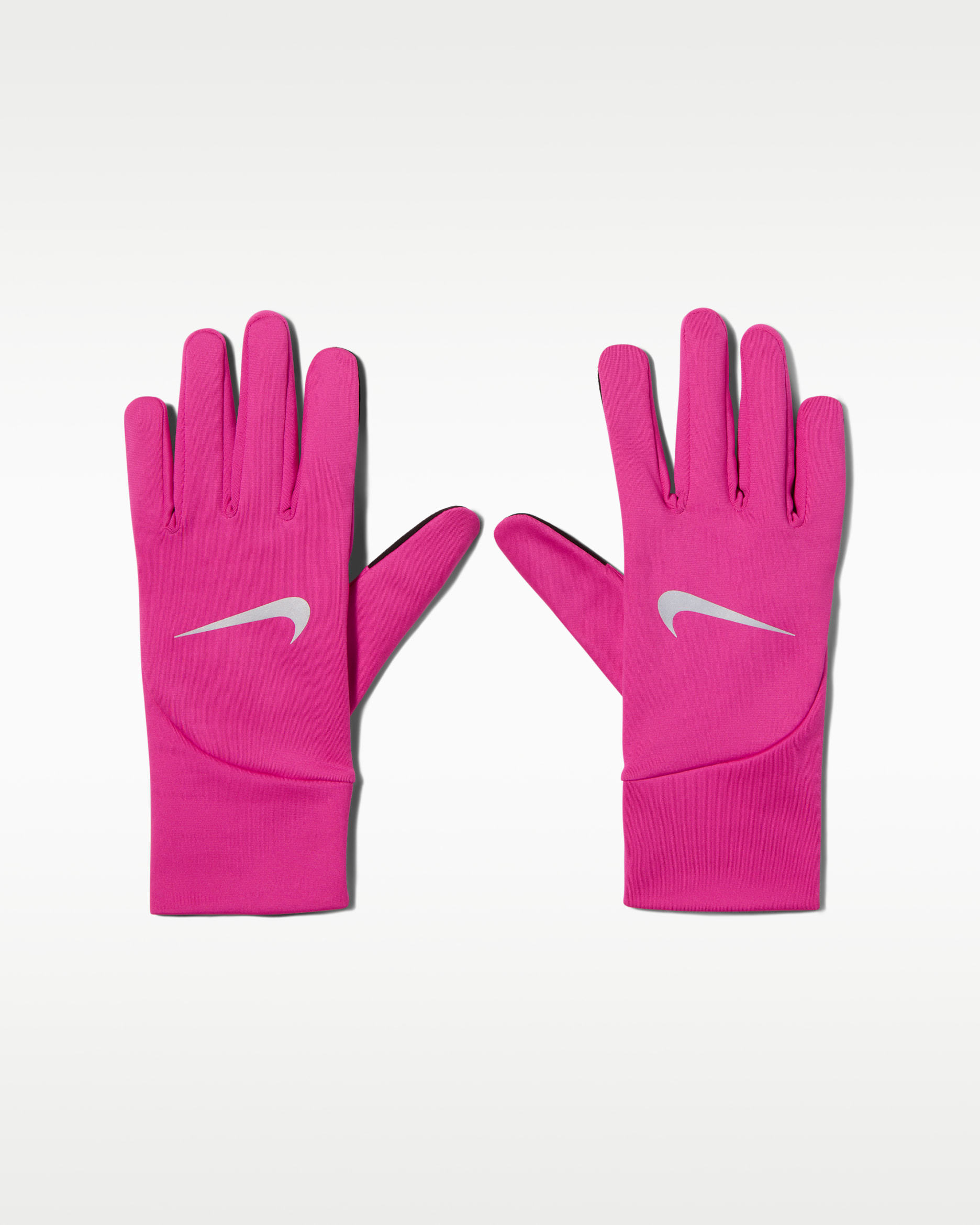 Guantes de correr Therma-FIT ligeros para mujer Nike Pacer - Rosa vivo