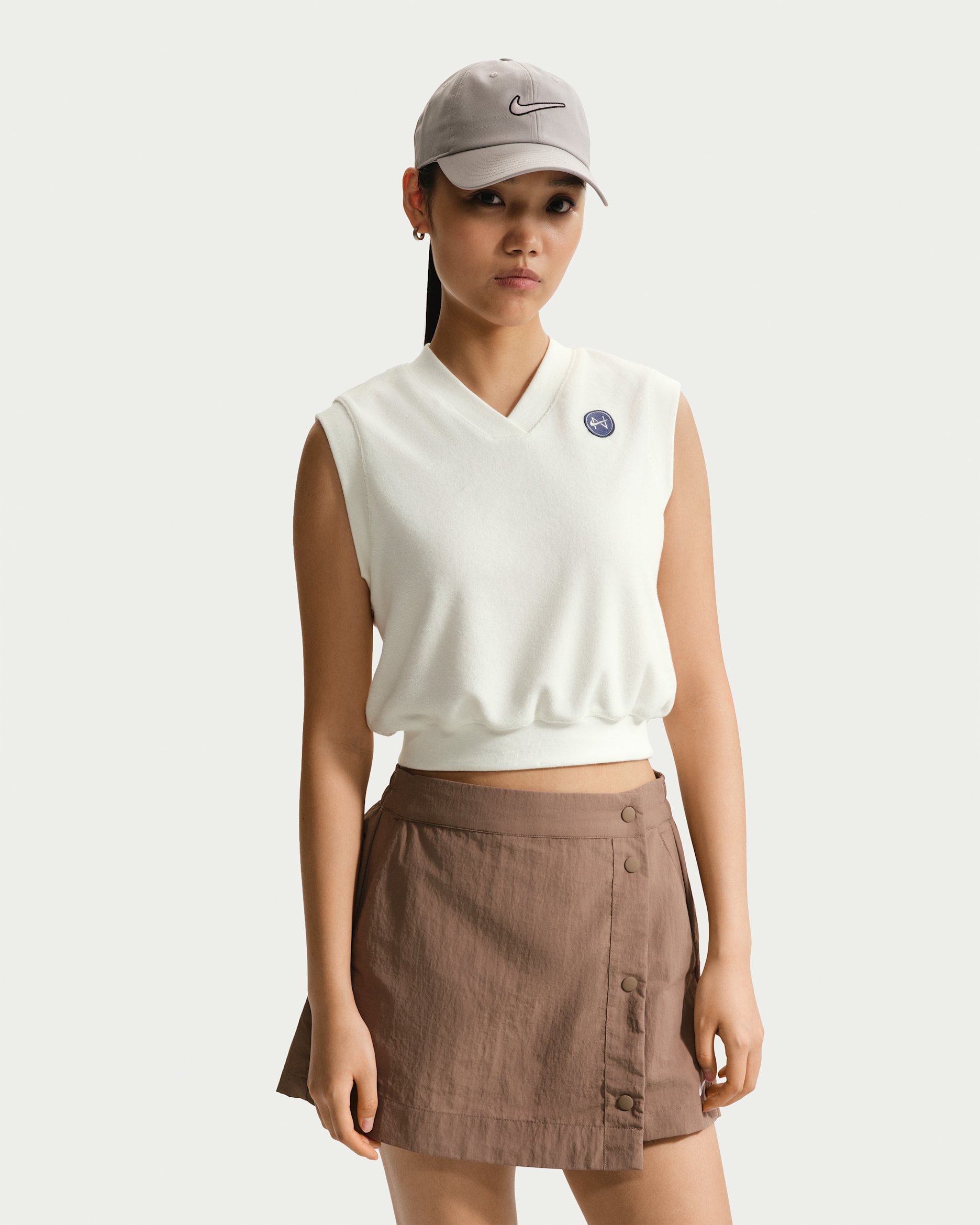 Nike スポーツウェア チル テリー ウィメンズ タンクトップ - セイル