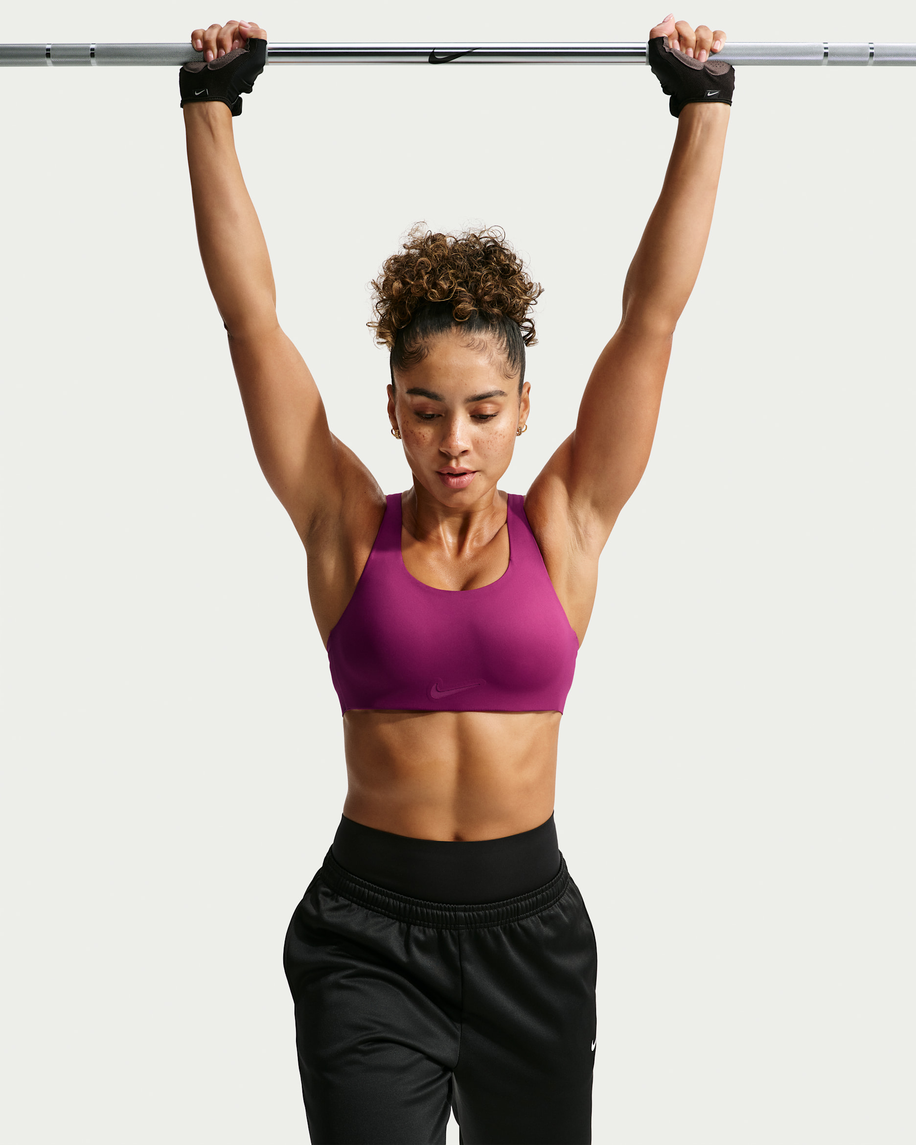Nike Rival Women's Ultrahigh-Support Padded Sports Bra - True Berry