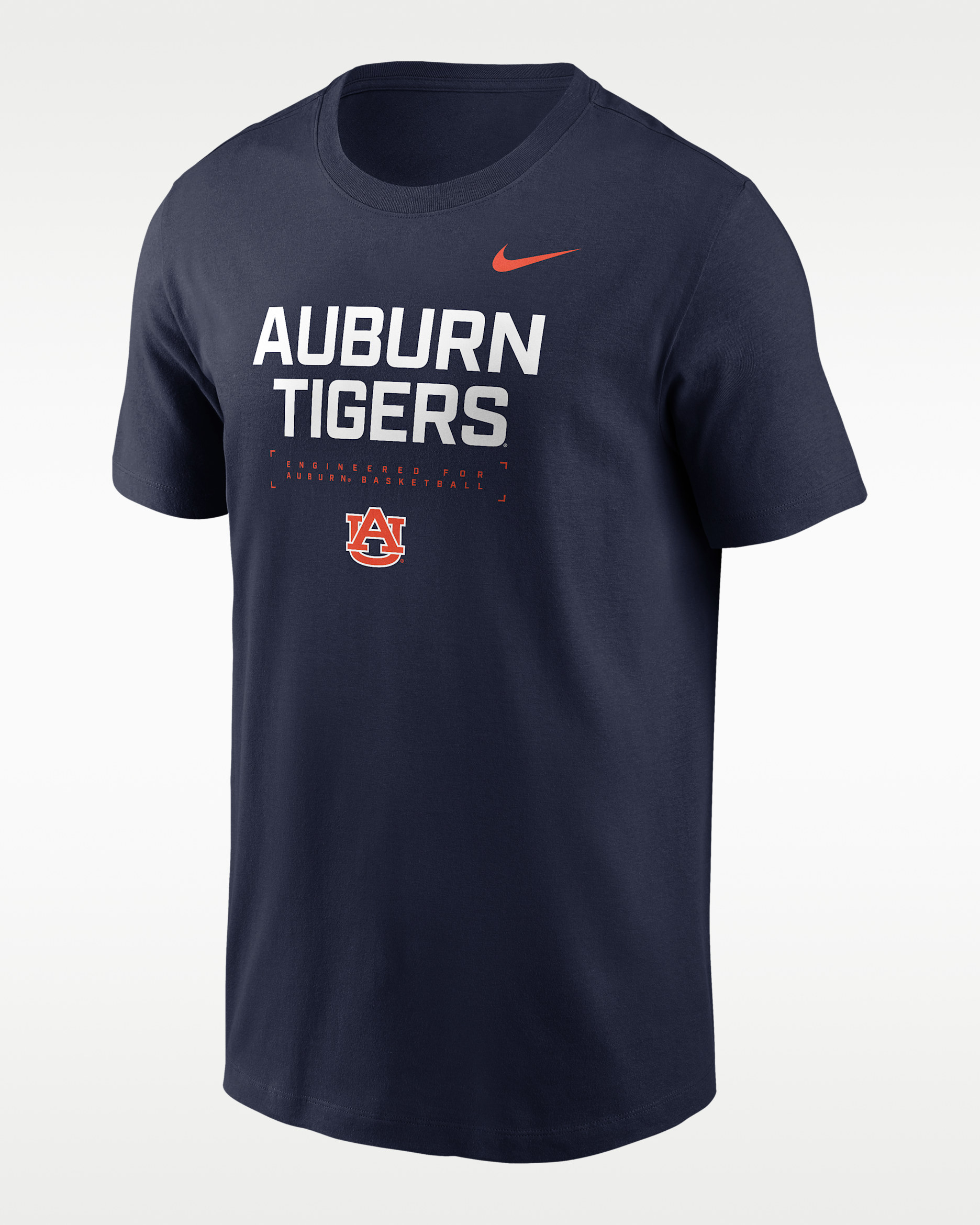 Auburn Courtside Basketball Men's Nike Dri-FIT College T-Shirt - Navy