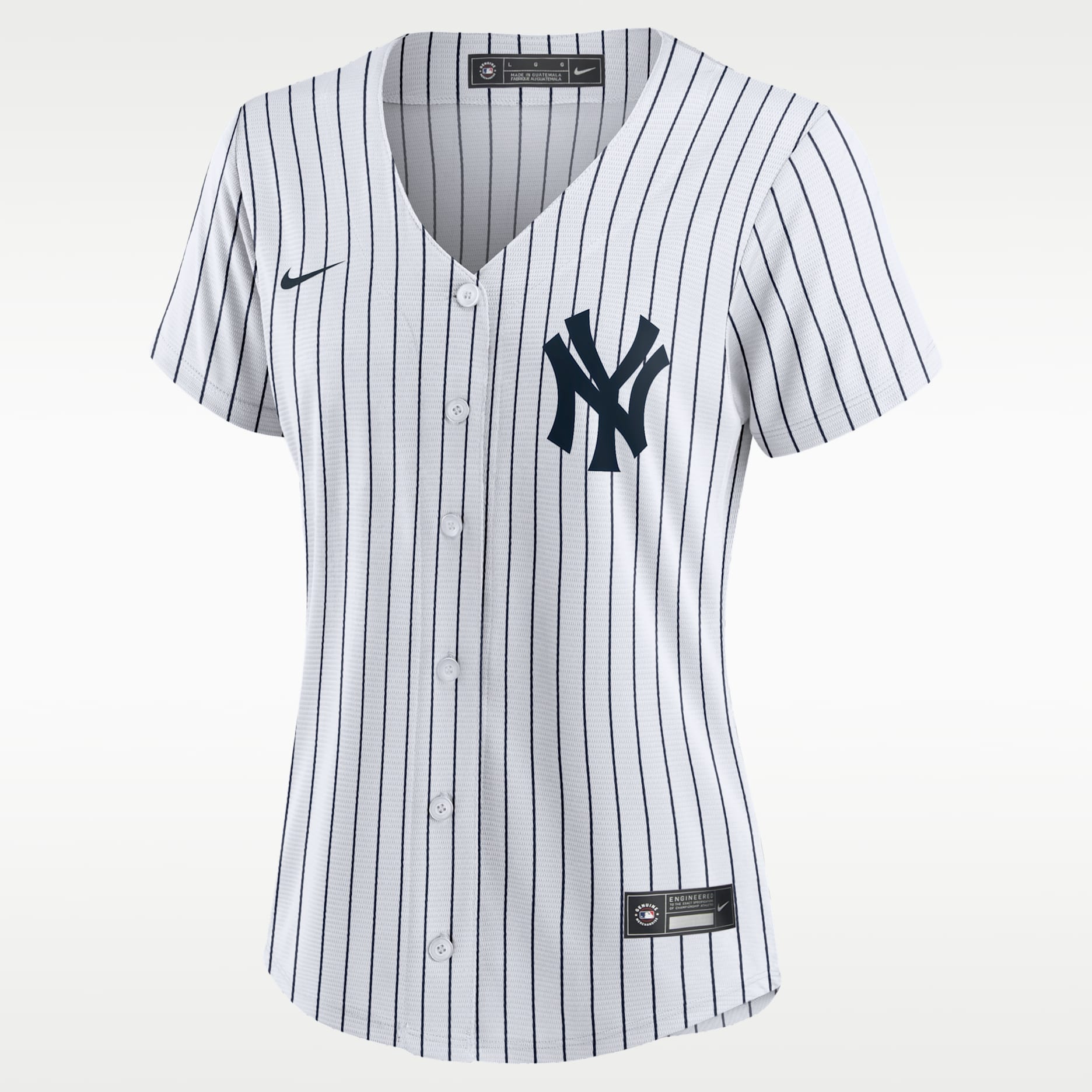 Jersey de béisbol Replica para mujer MLB New York Yankees (Aaron Judge) - Blanco