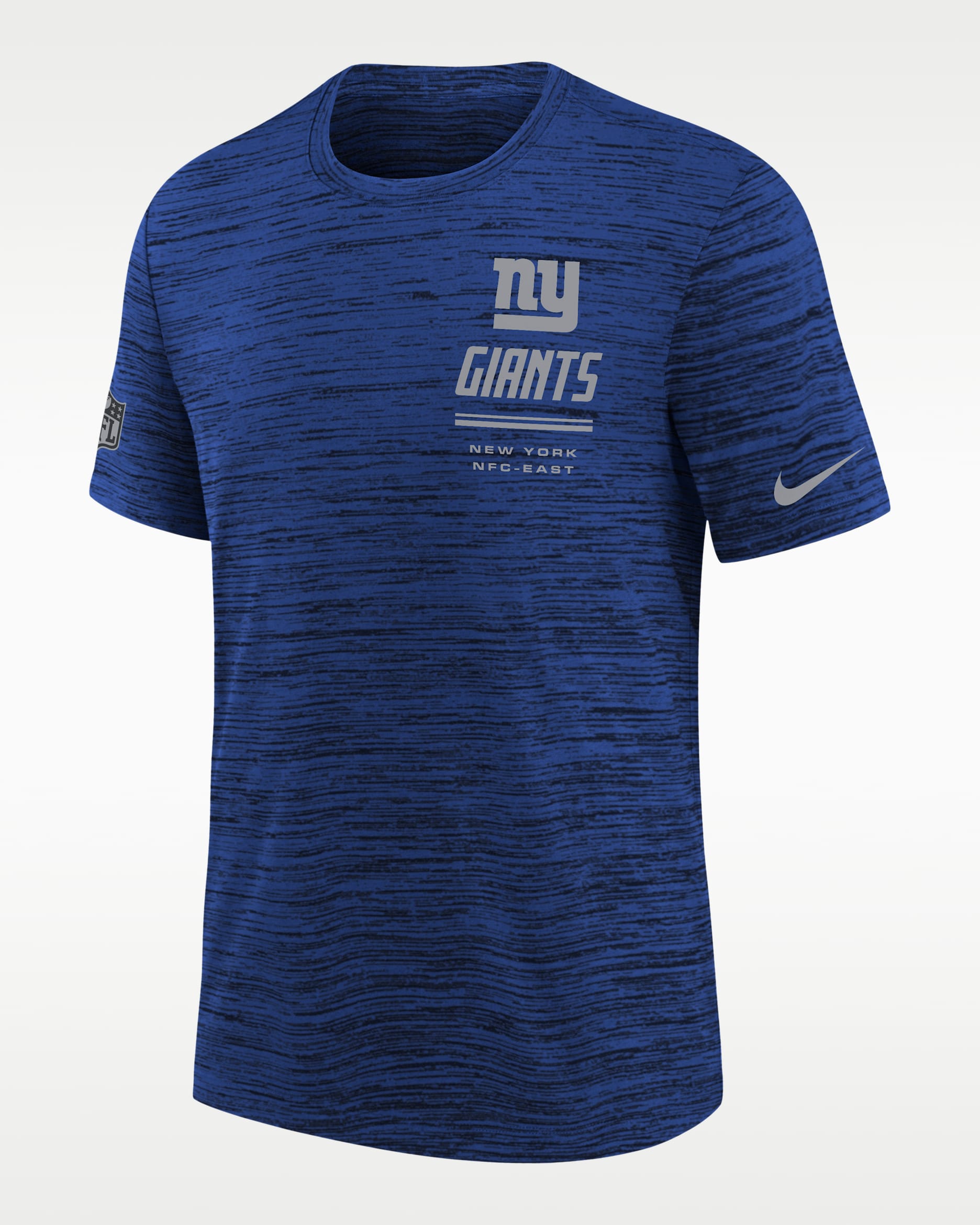 Playera Nike Dri-FIT de la NFL para niños talla grande New York Giants Sideline Team Issue Velocity - Royal