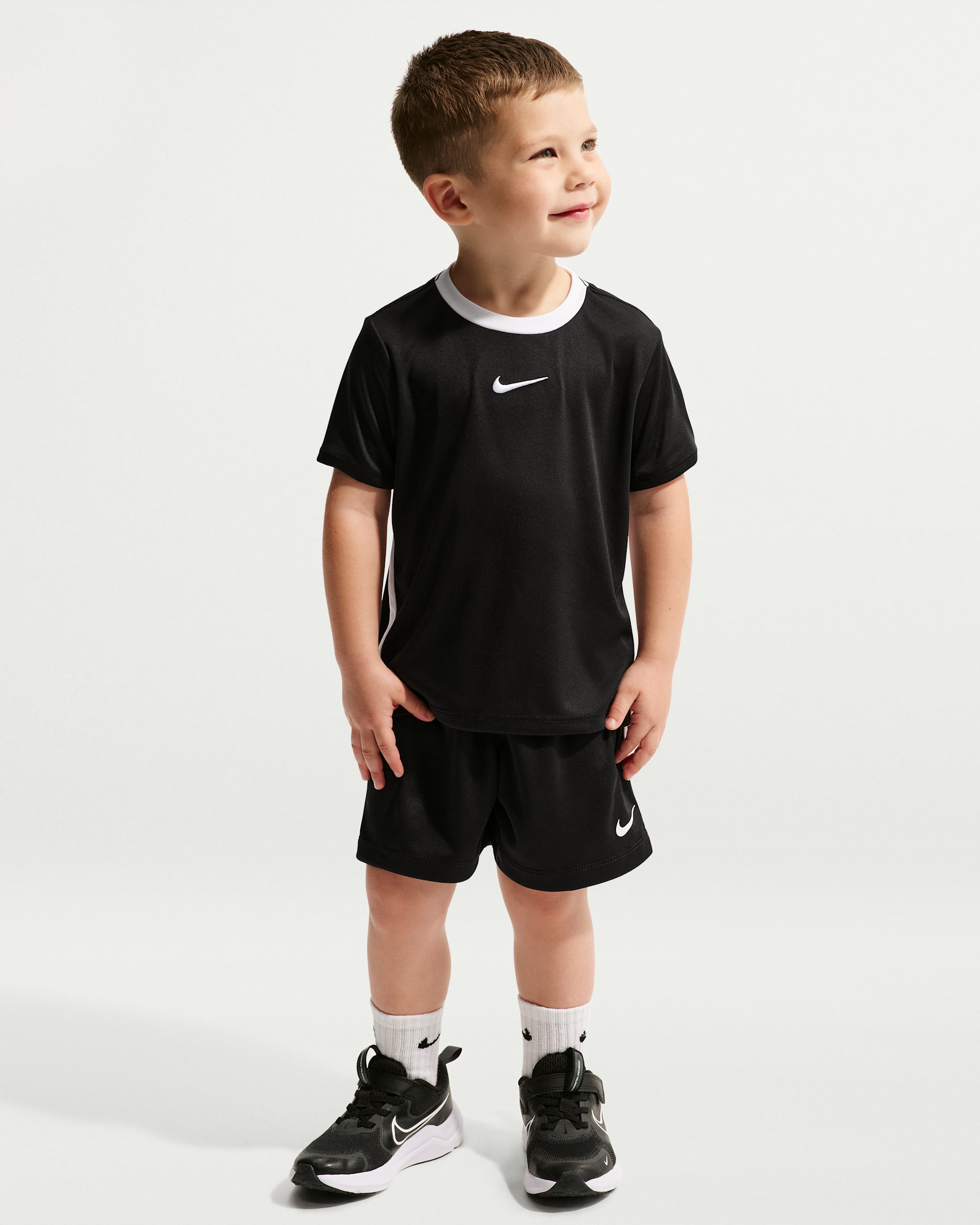 Nike Toddler Dri-FIT 2-Piece Sport Shorts Set - Black