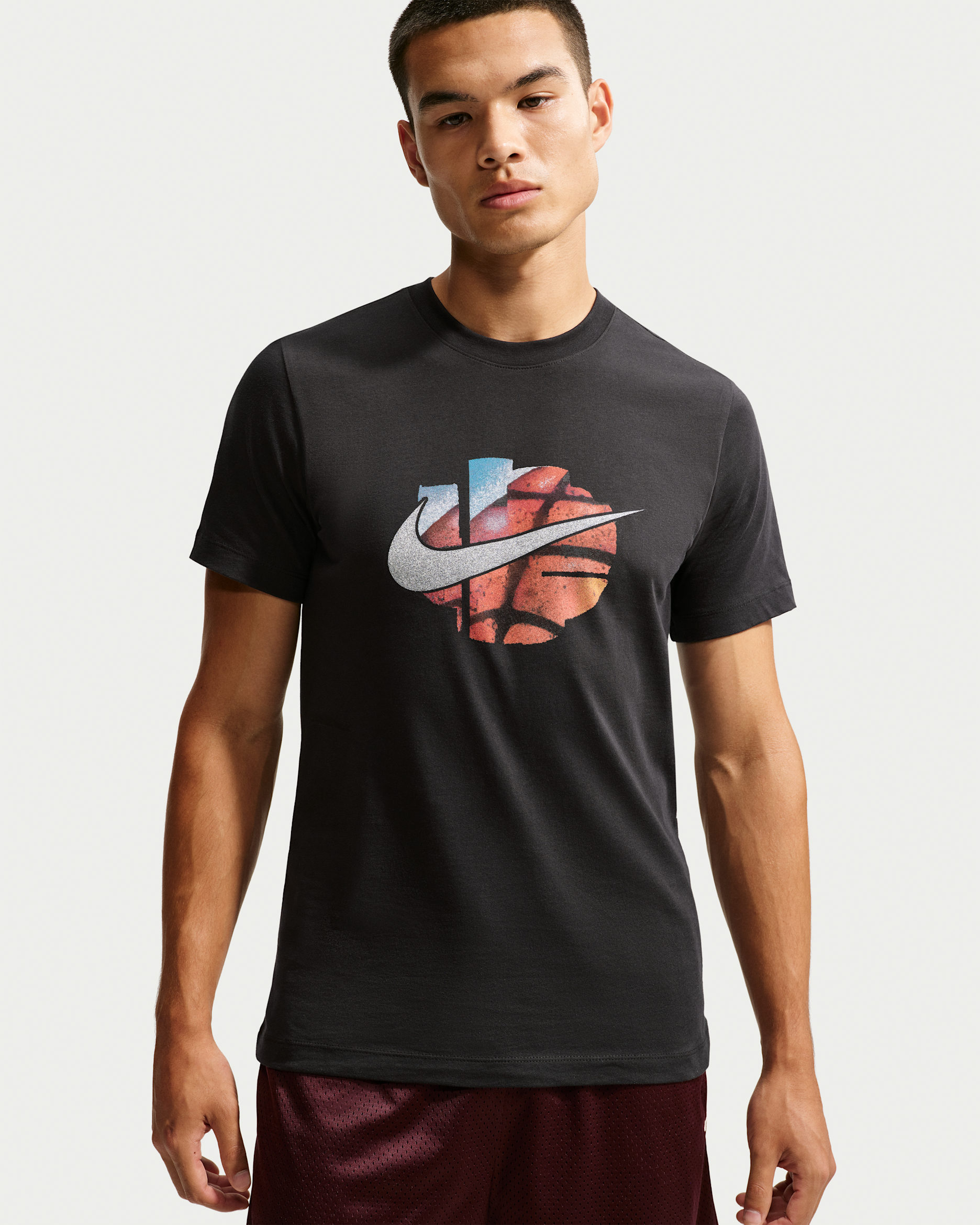 Nike メンズ バスケットボール Tシャツ - ブラック