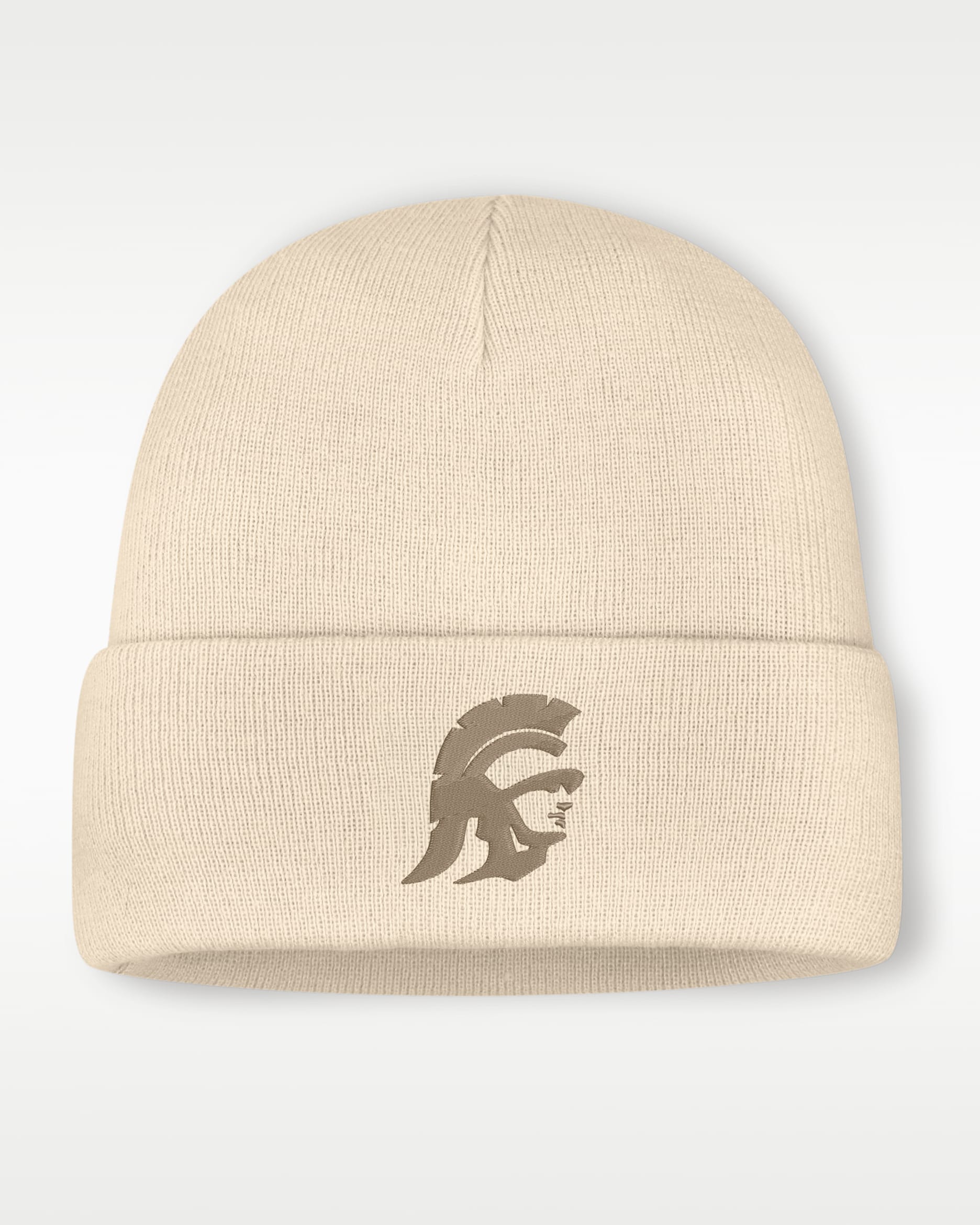 Gorro con dobladillo universitario Nike para hombre USC - Natural