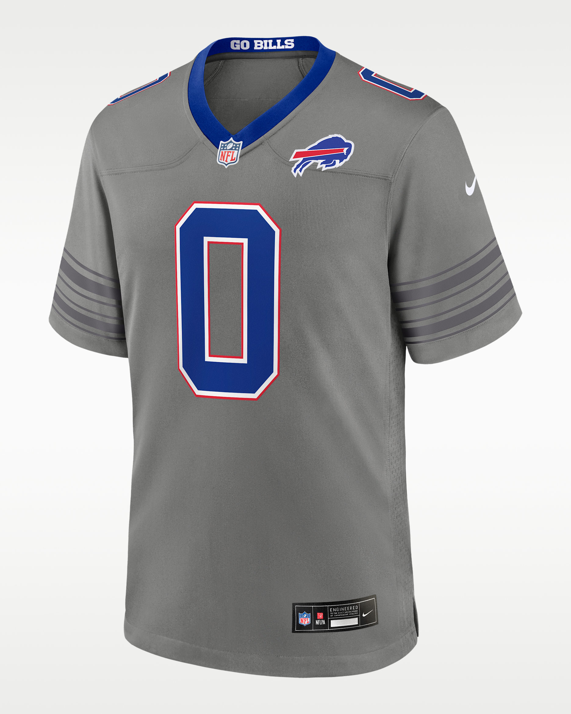 Keon Coleman Buffalo Bills Men's Nike NFL Game Jersey - Grey