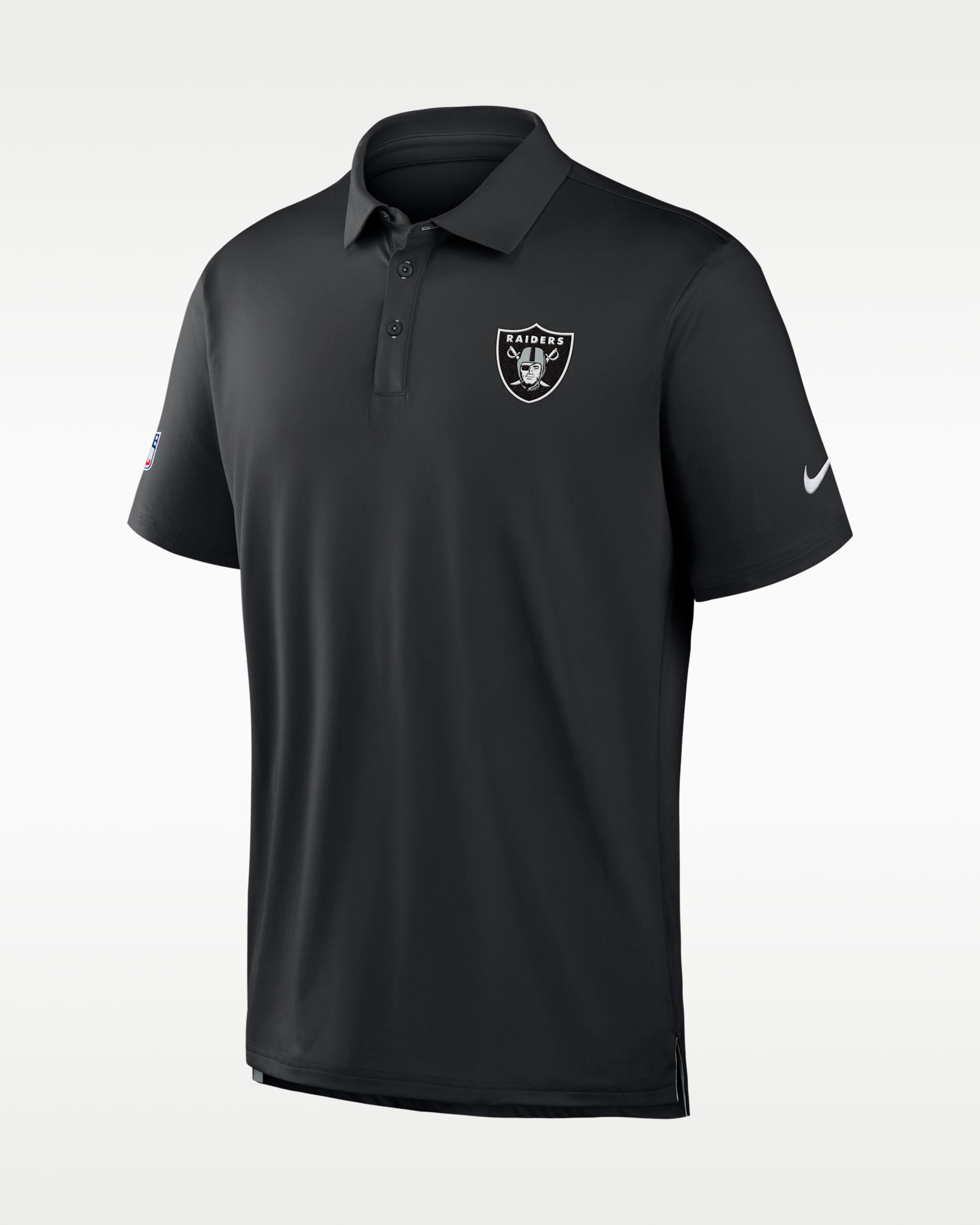 Polo Nike Dri-FIT de la NFL para hombre Las Vegas Raiders Tour - Negro