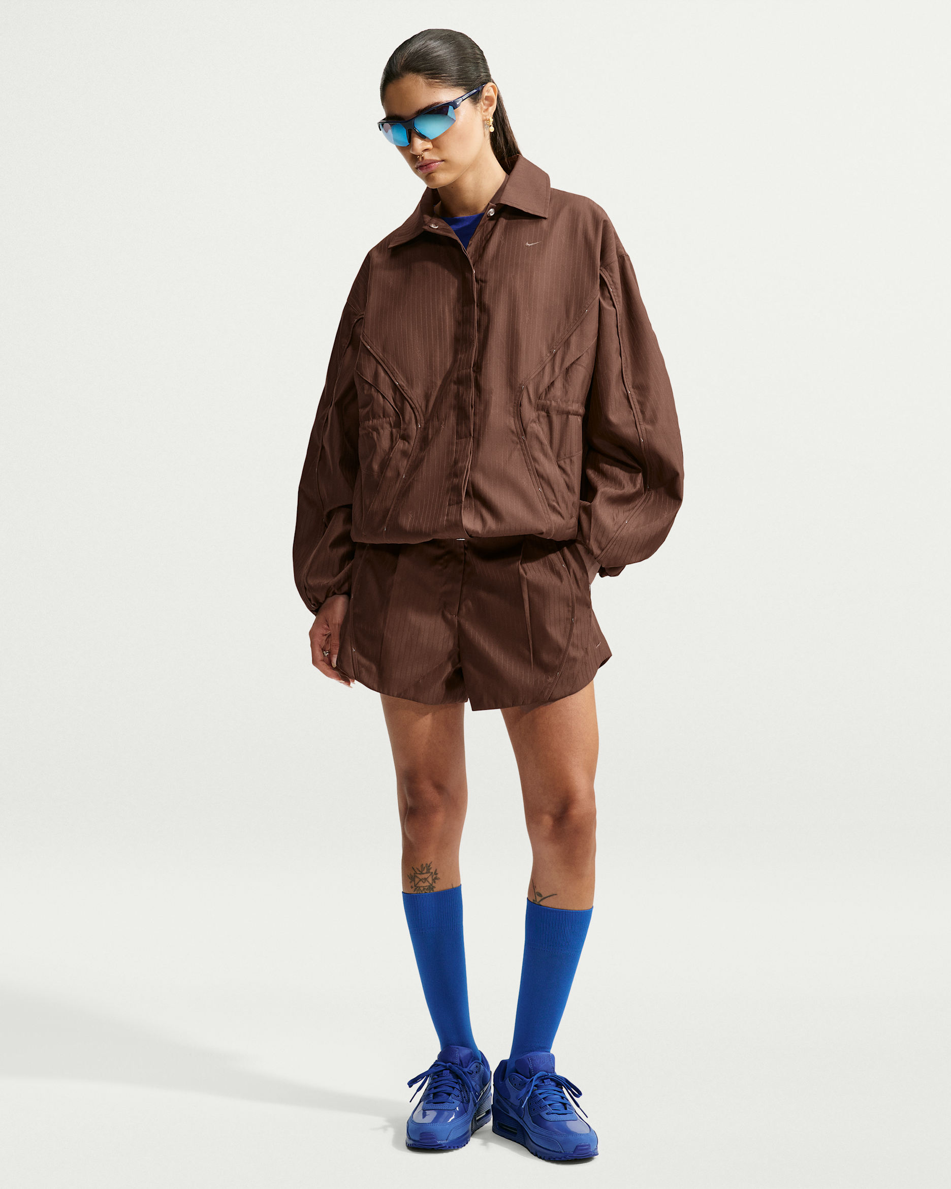 Nike Energy vevd dameshorts - Cacao Wow