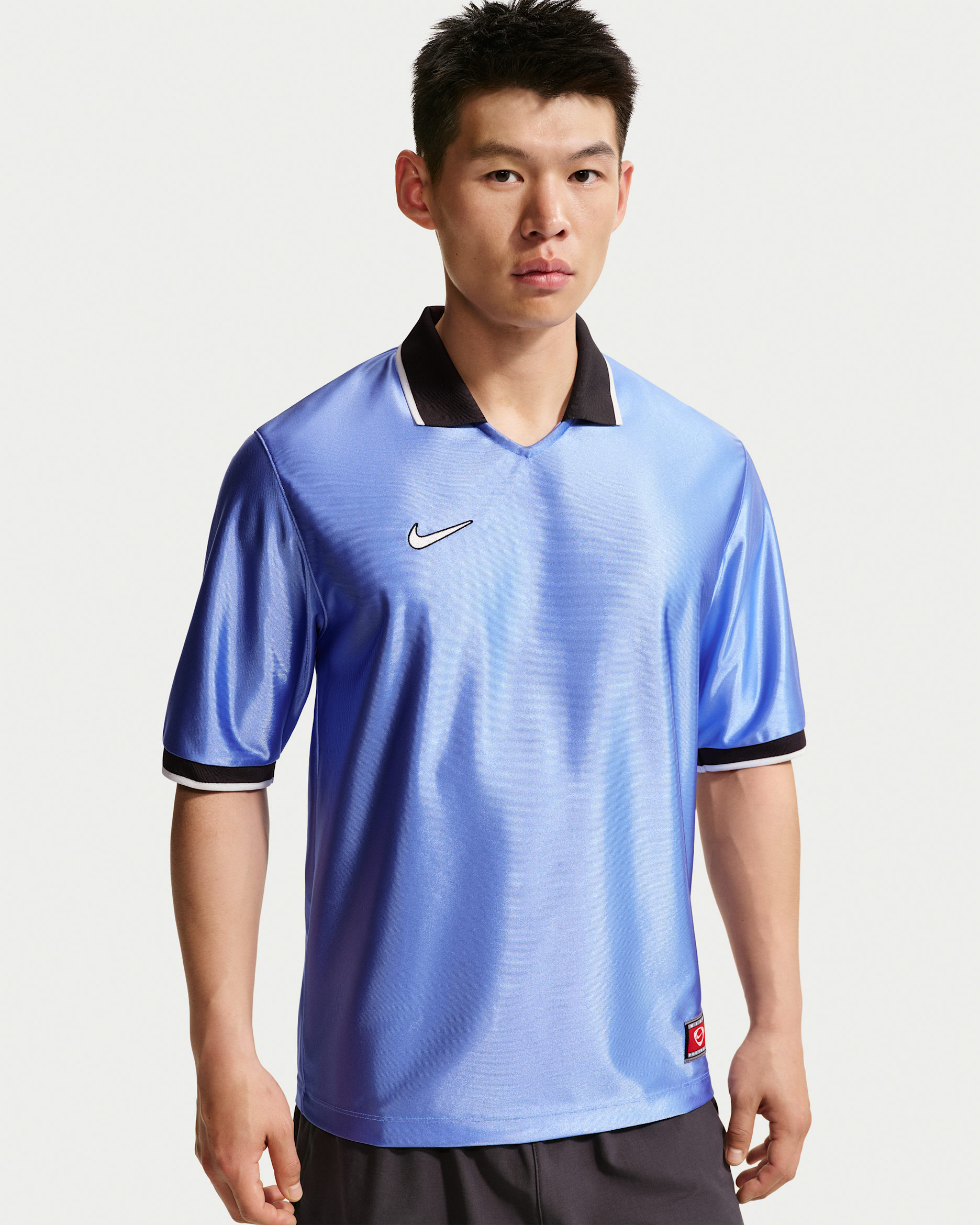 나이키 에너지 남성 드라이 핏 반팔 축구 탑 - 로얄 펄스/오프 누아르/서밋 화이트/서밋 화이트