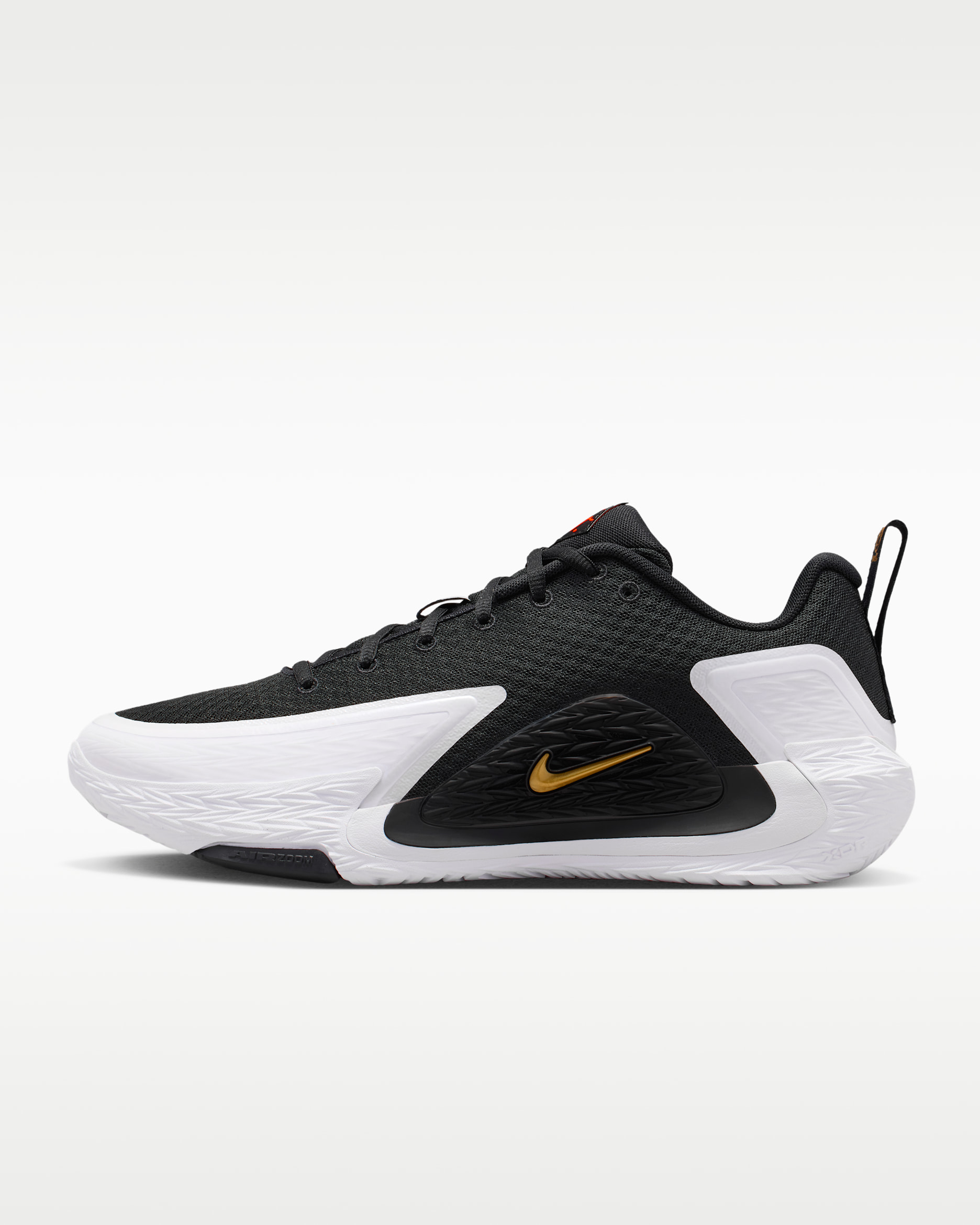 Nike S.T. Glow EP Basketball Shoes - Black/White/Metallic Gold/Metallic Gold