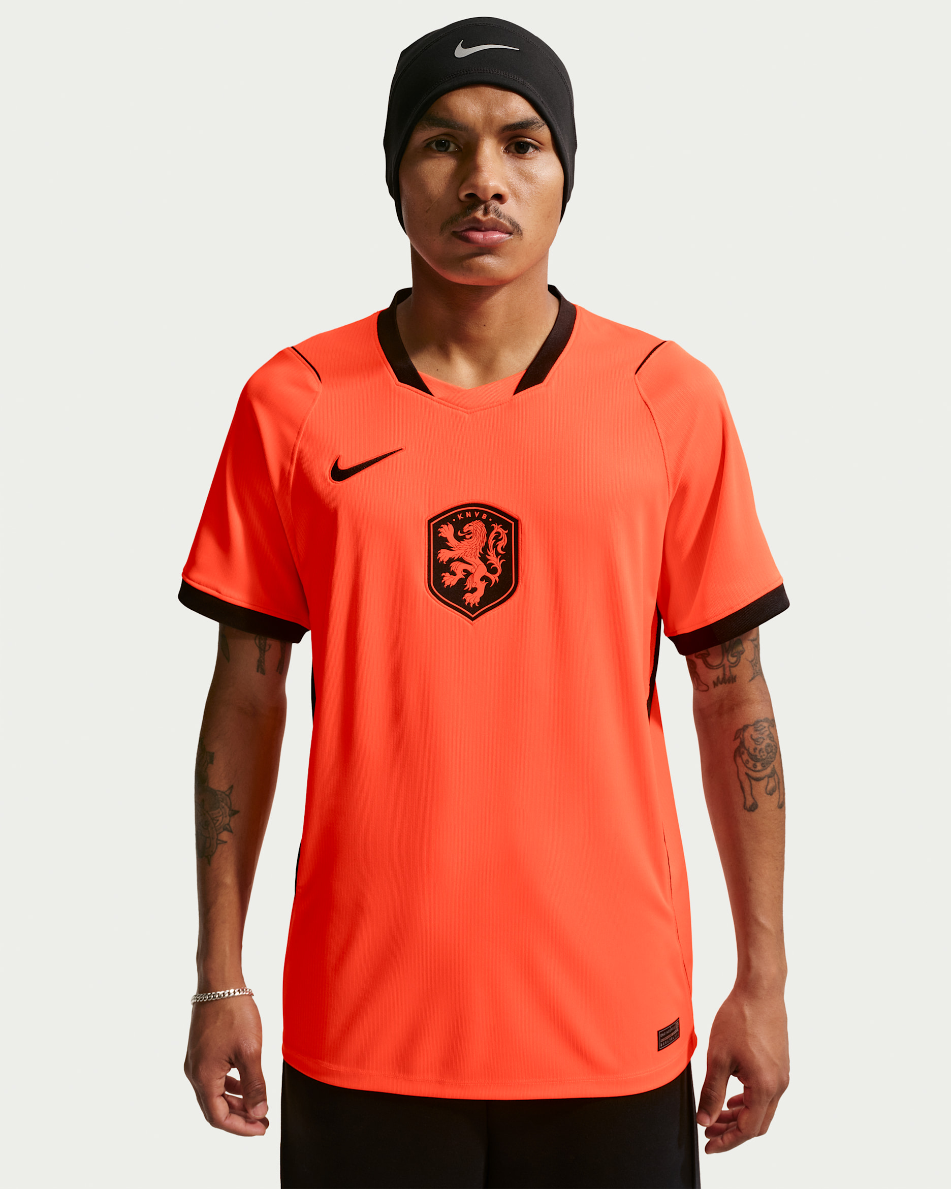 Niederlande 2026 Heimspiel Nike Replika Dri-FIT Fußballtrikot (Herren) - Hyper Crimson/Schwarz