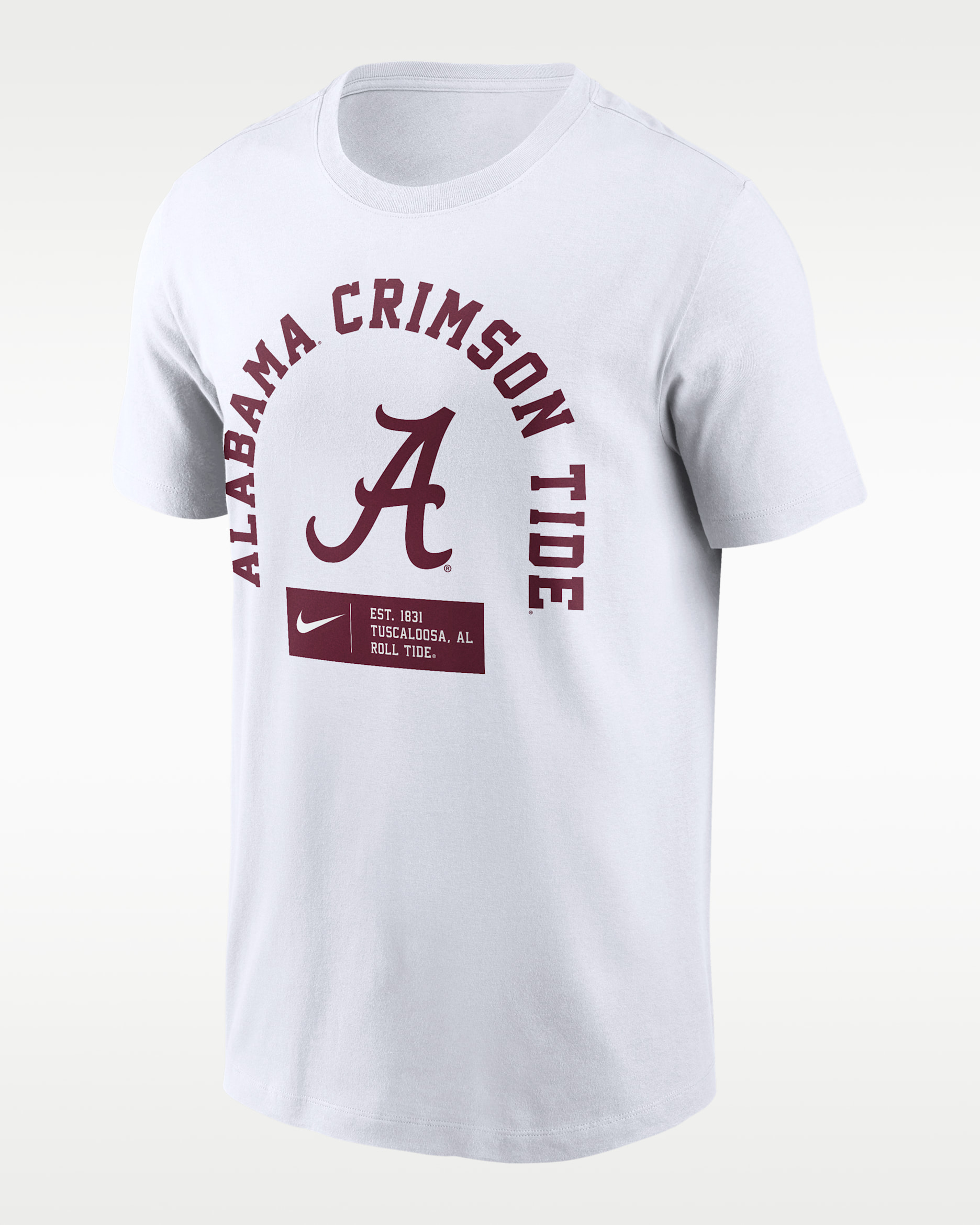 Alabama Primetime Seasonal Men's Nike College T-Shirt - White
