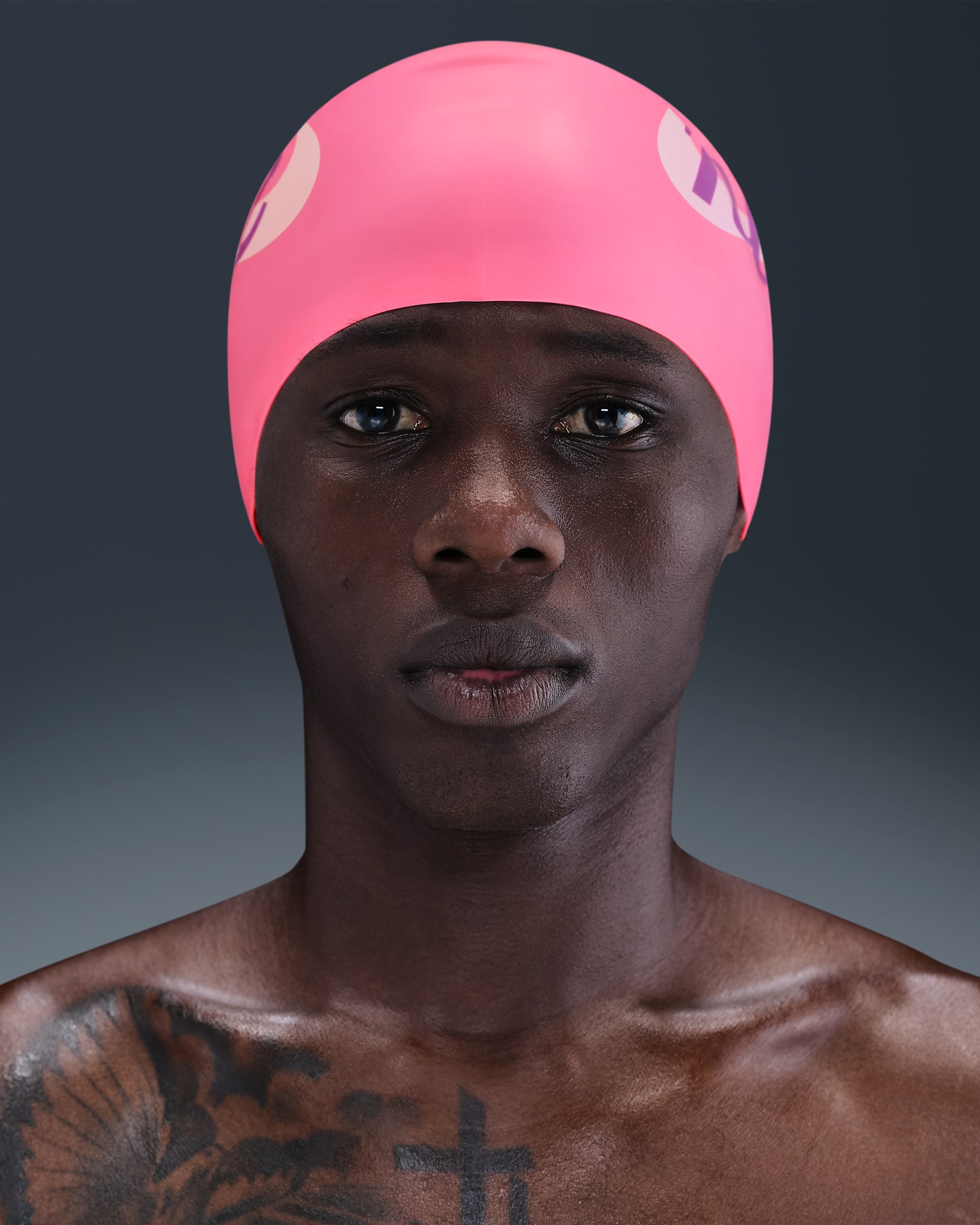 Nike Swim Silicone Cap - Pink Glow/Bright Violet/White/White