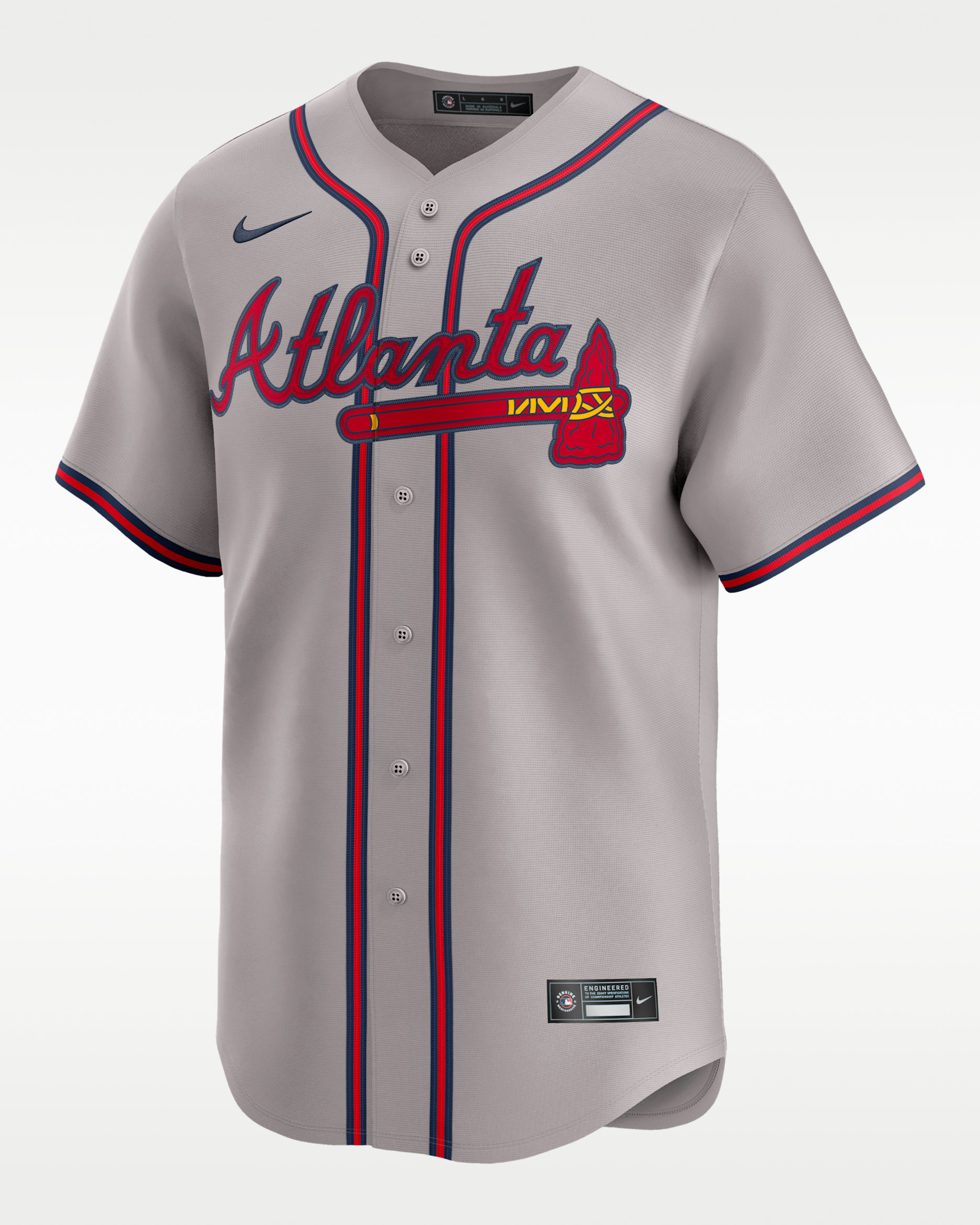 Matt Olson Atlanta Braves Men's Nike Dri-FIT ADV MLB Limited Jersey - Grey