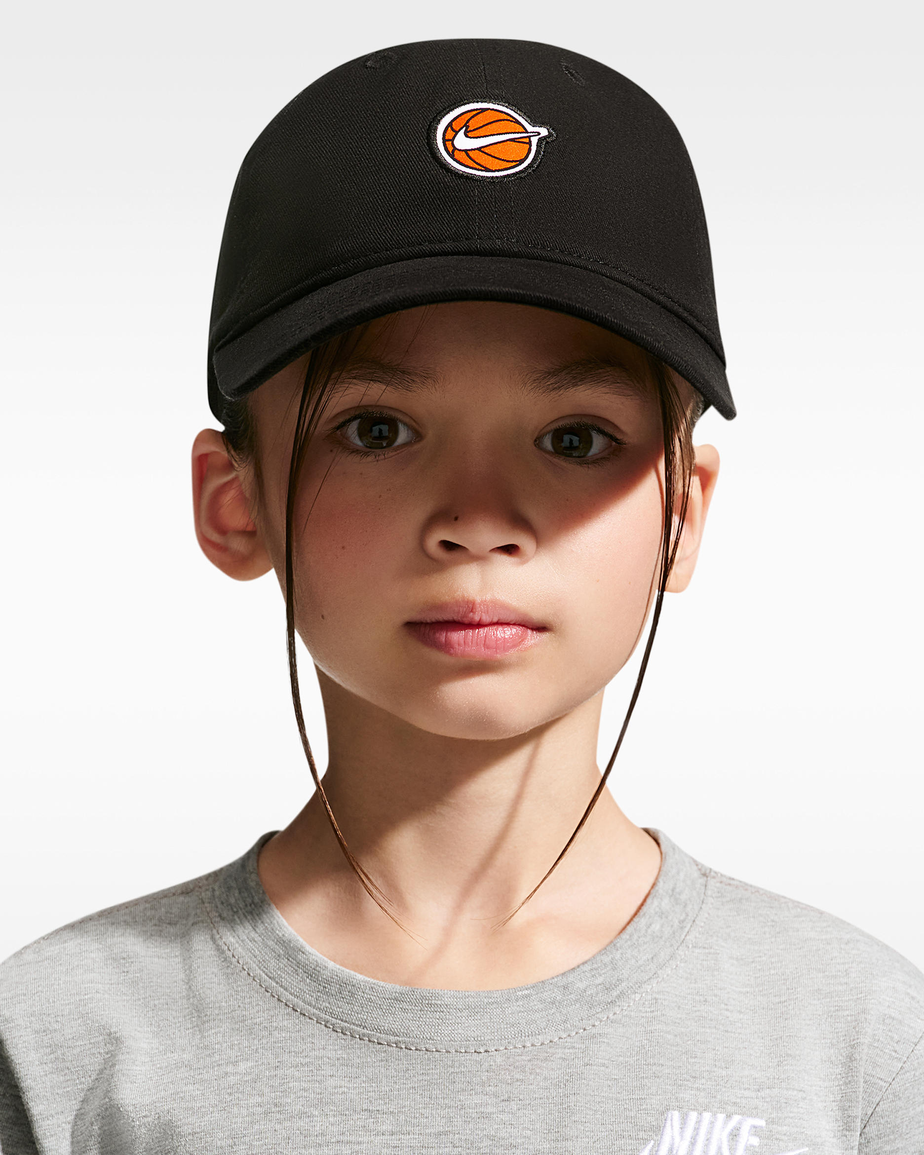 나이키 리틀키즈 스우시 스포츠 클럽 캡 - 블랙