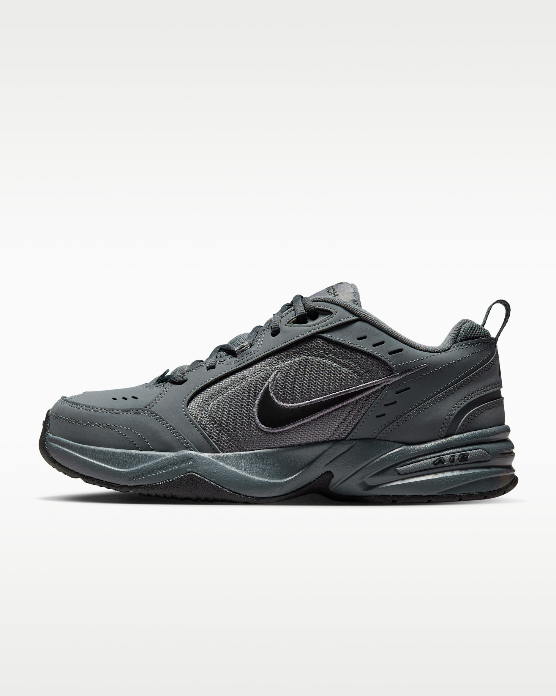 Nike Air Monarch IV Men's Workout Shoes - Dark Grey/Black