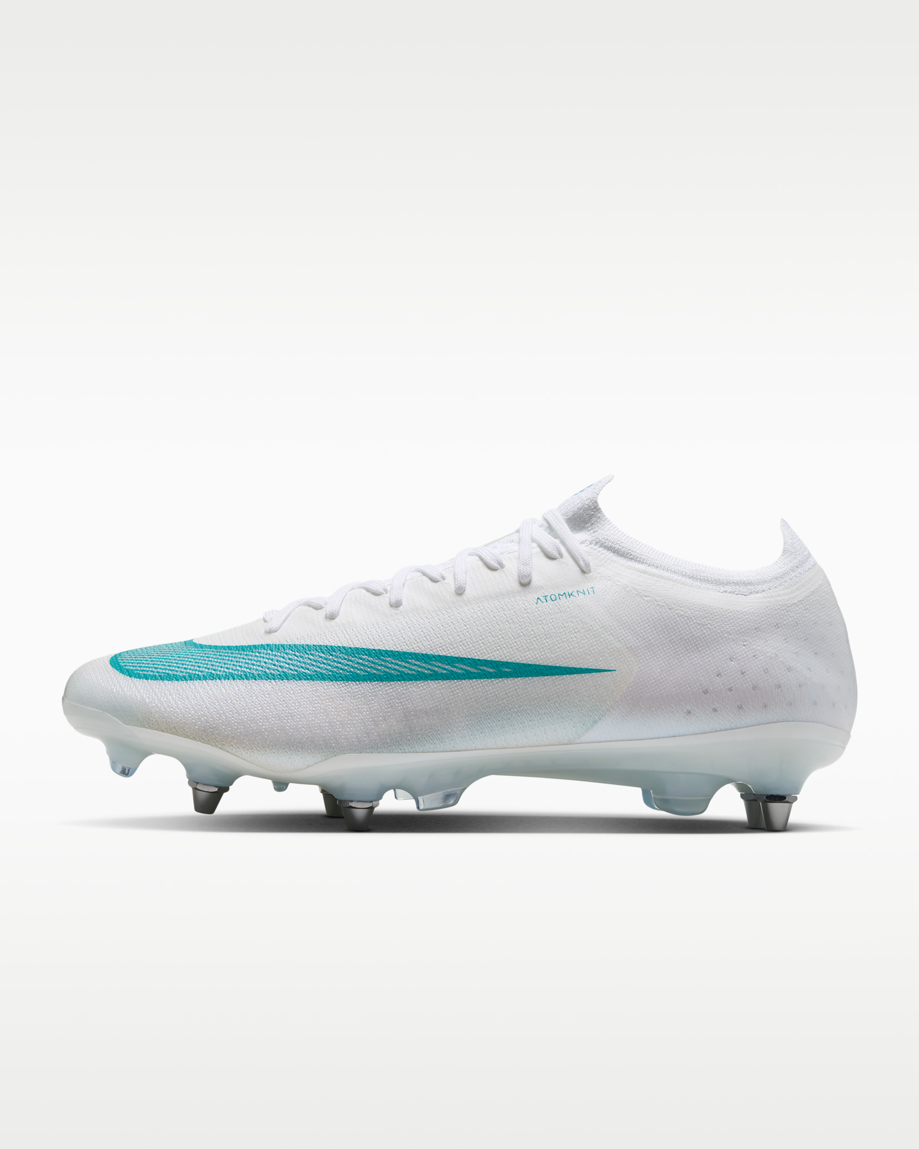 Nike Mercurial Vapor 17 Elite lav fotballsko til vått gress - Hvit/Dusty Cactus