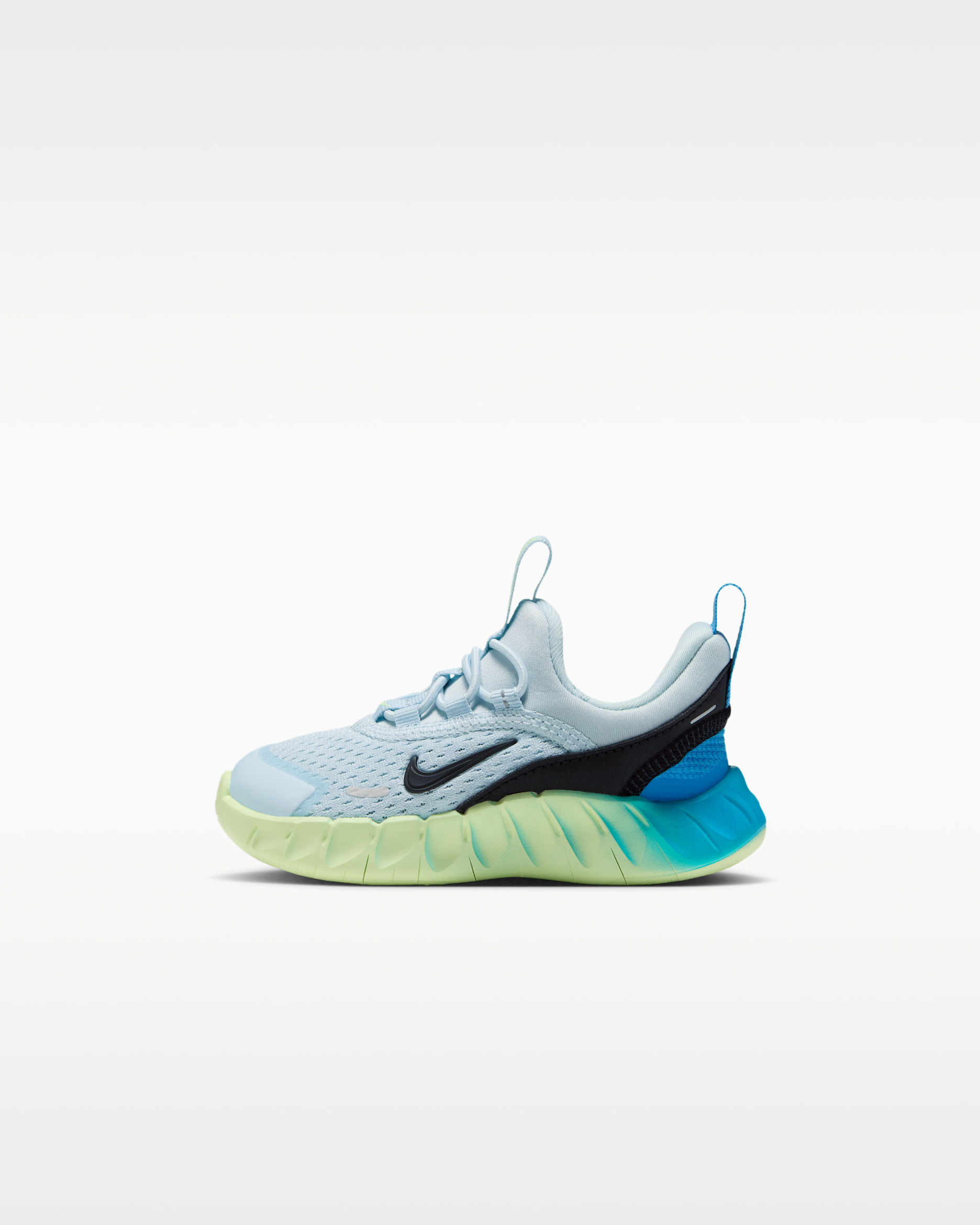 Nike Free Ride Baby/Toddler Shoes - Glacier Blue/Light Current Blue/Barely Volt/Black