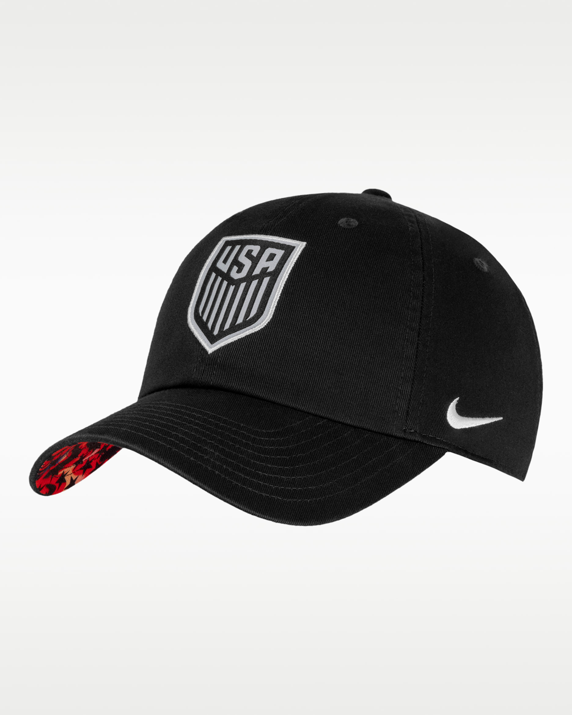 USA Nike Club Soccer Cap - Black