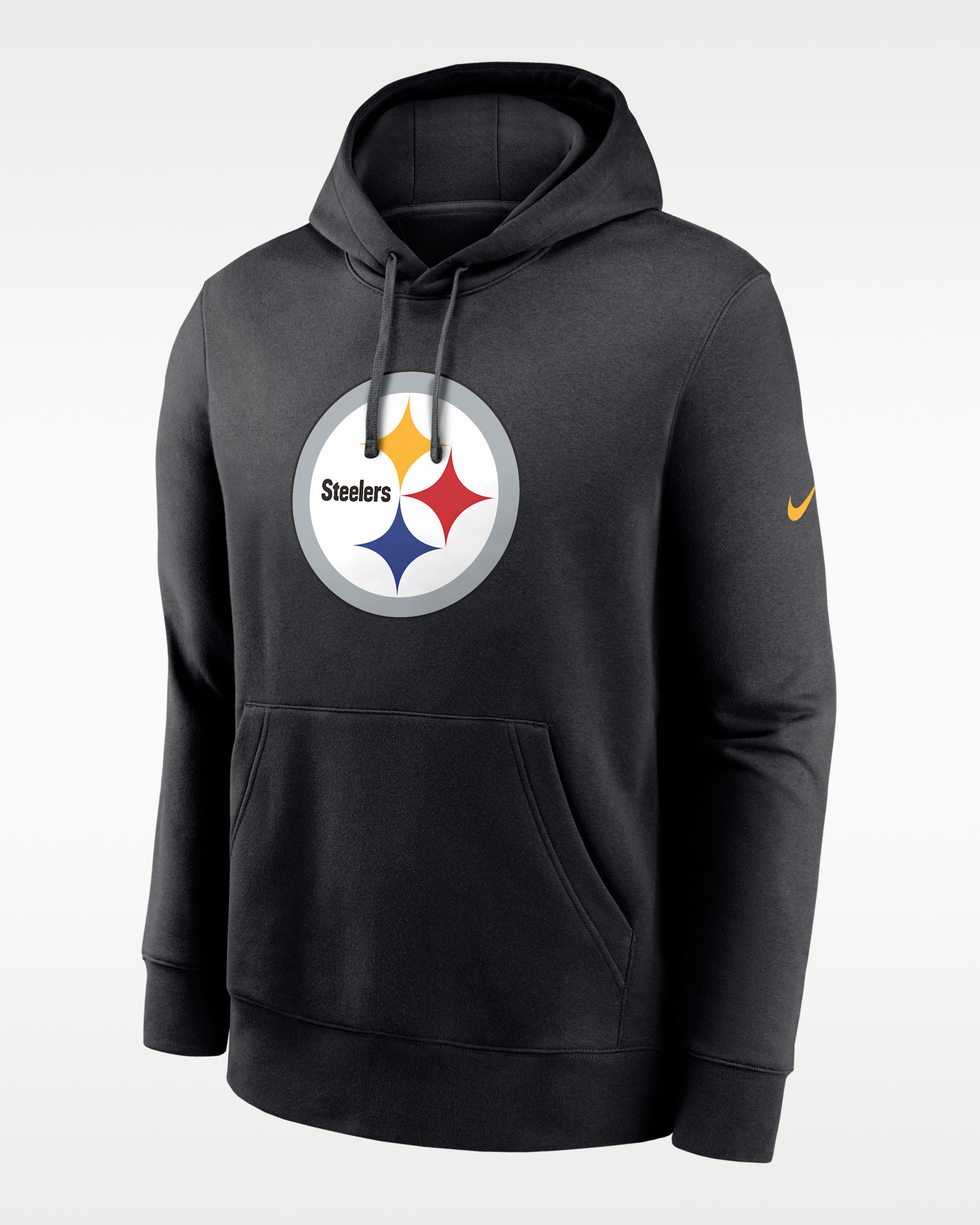 Sudadera con gorro sin cierre Nike de la NFL para hombre Pittsburgh Steelers - Negro