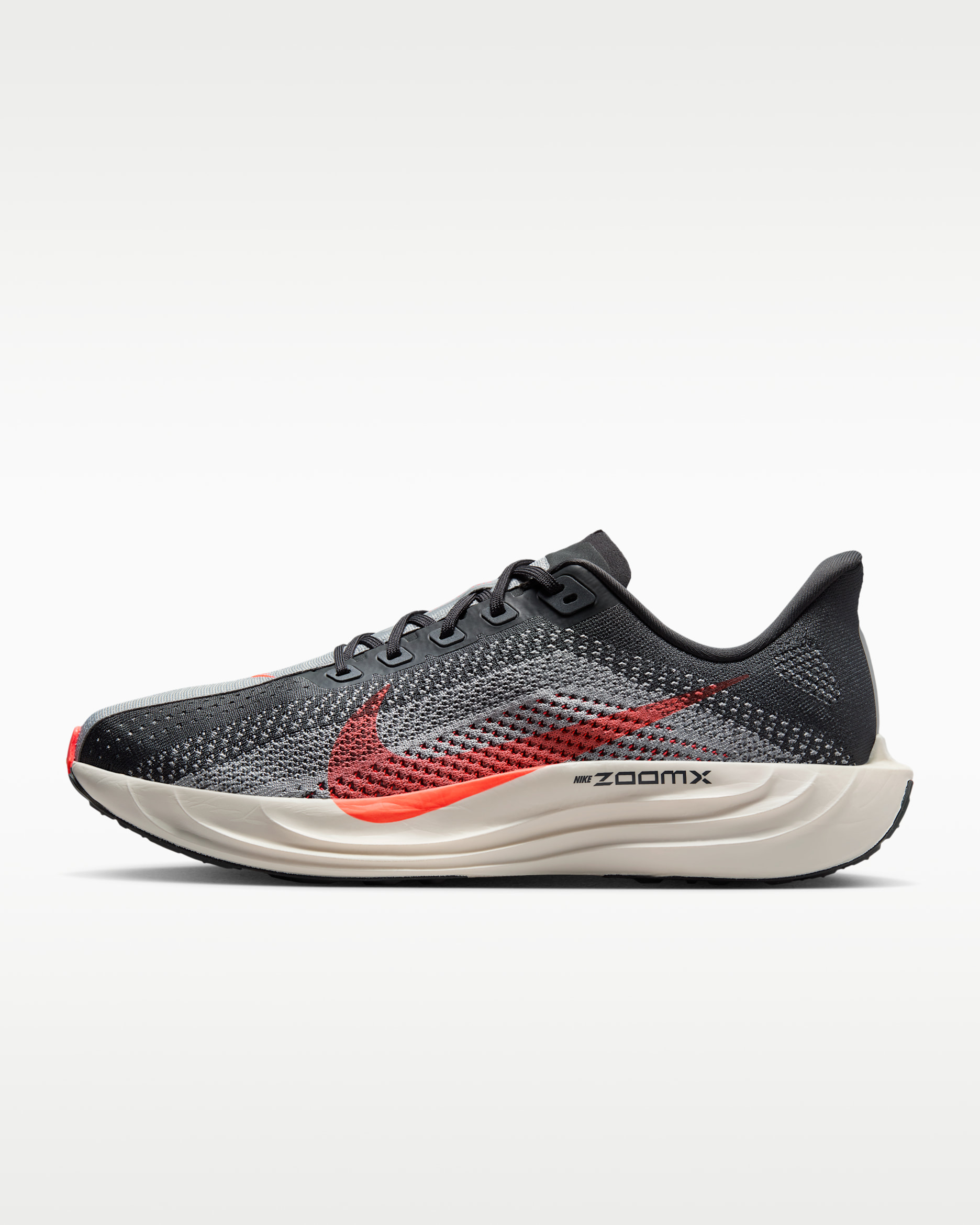 Nike Pegasus Plus Men's Road Running Shoes - Anthracite/Light Smoke Grey/Phantom/Bright Crimson