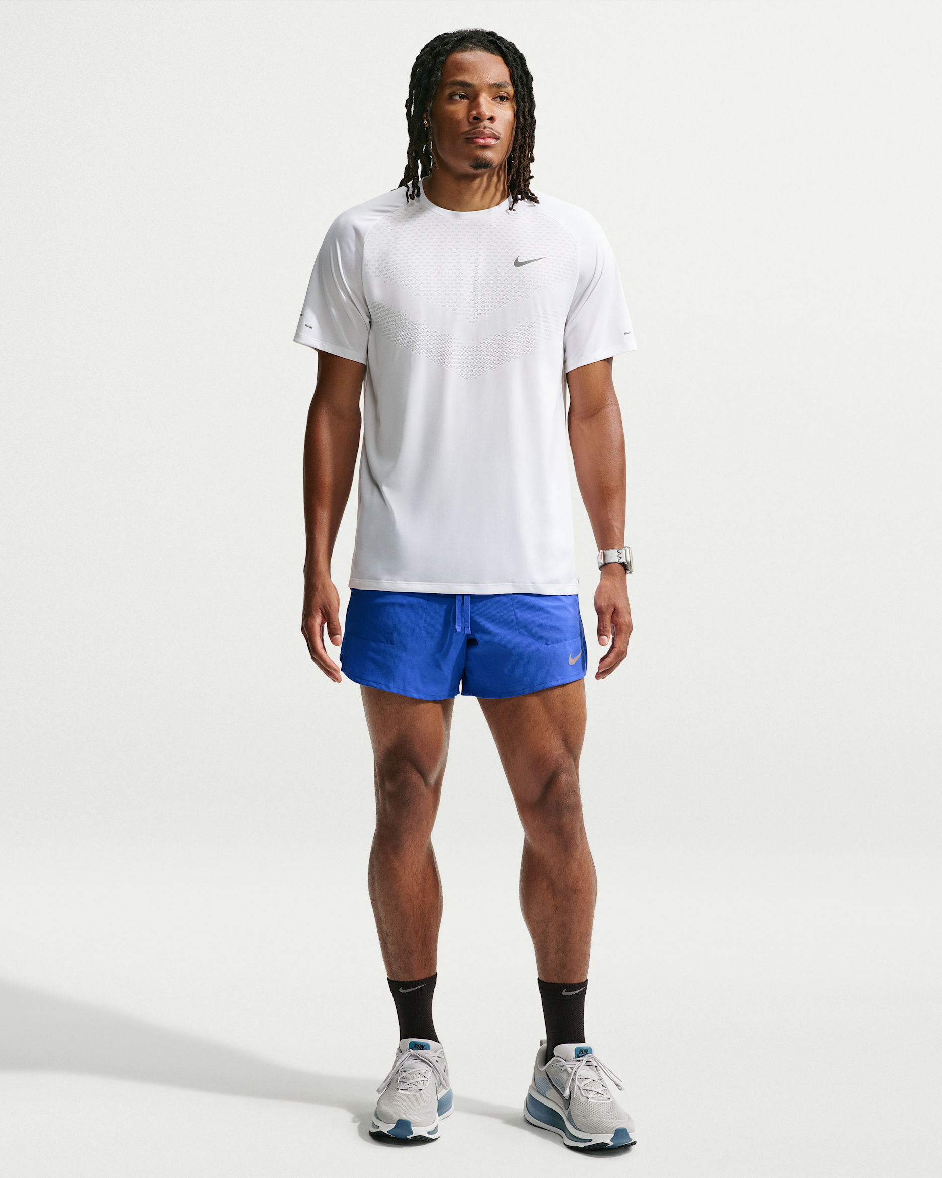 Short de running avec sous-short intégré Dri-FIT Nike Stride 13 cm pour homme - Hyper Royal