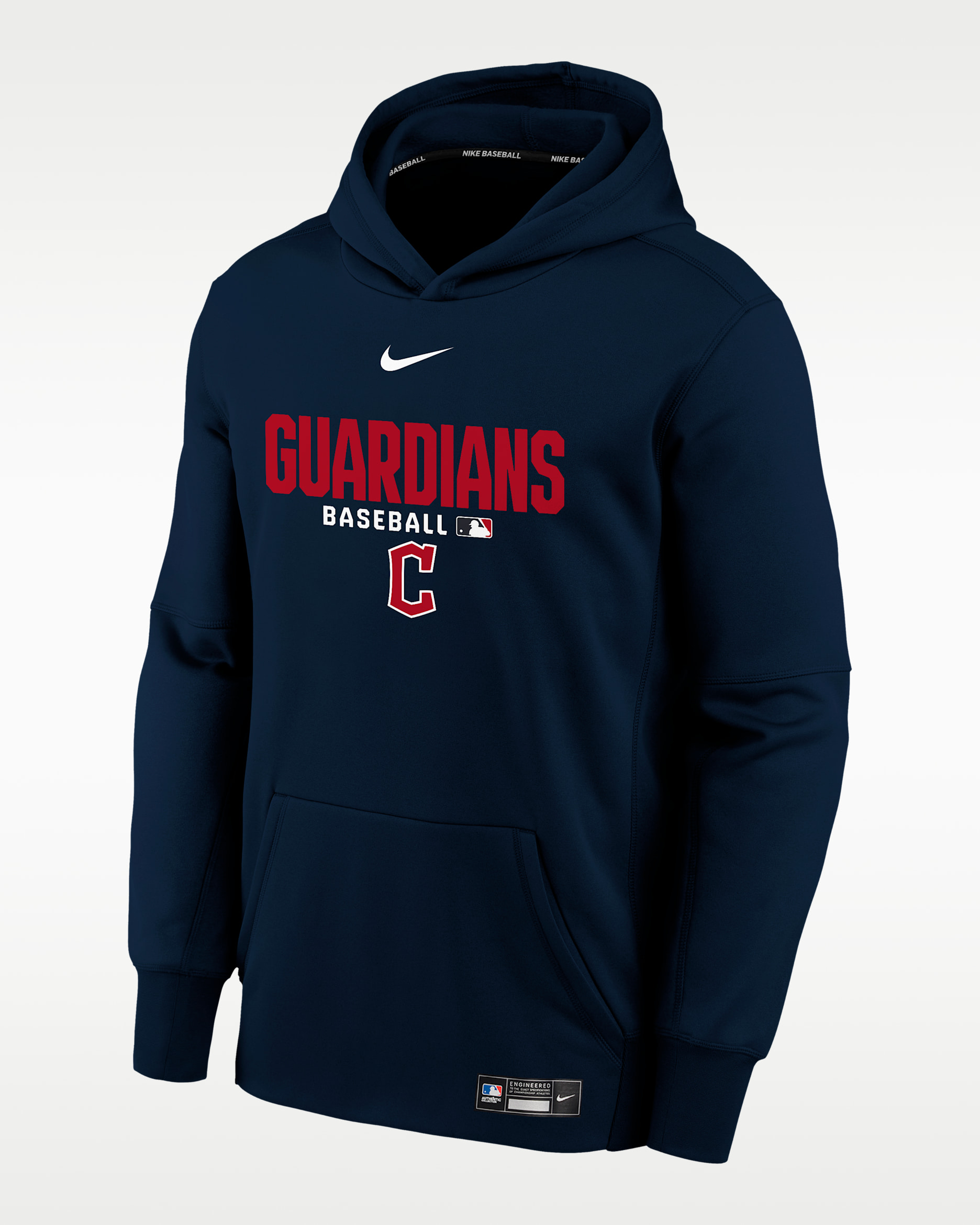 Cleveland Guardians Big Kids' Nike Therma-FIT Hood - Navy