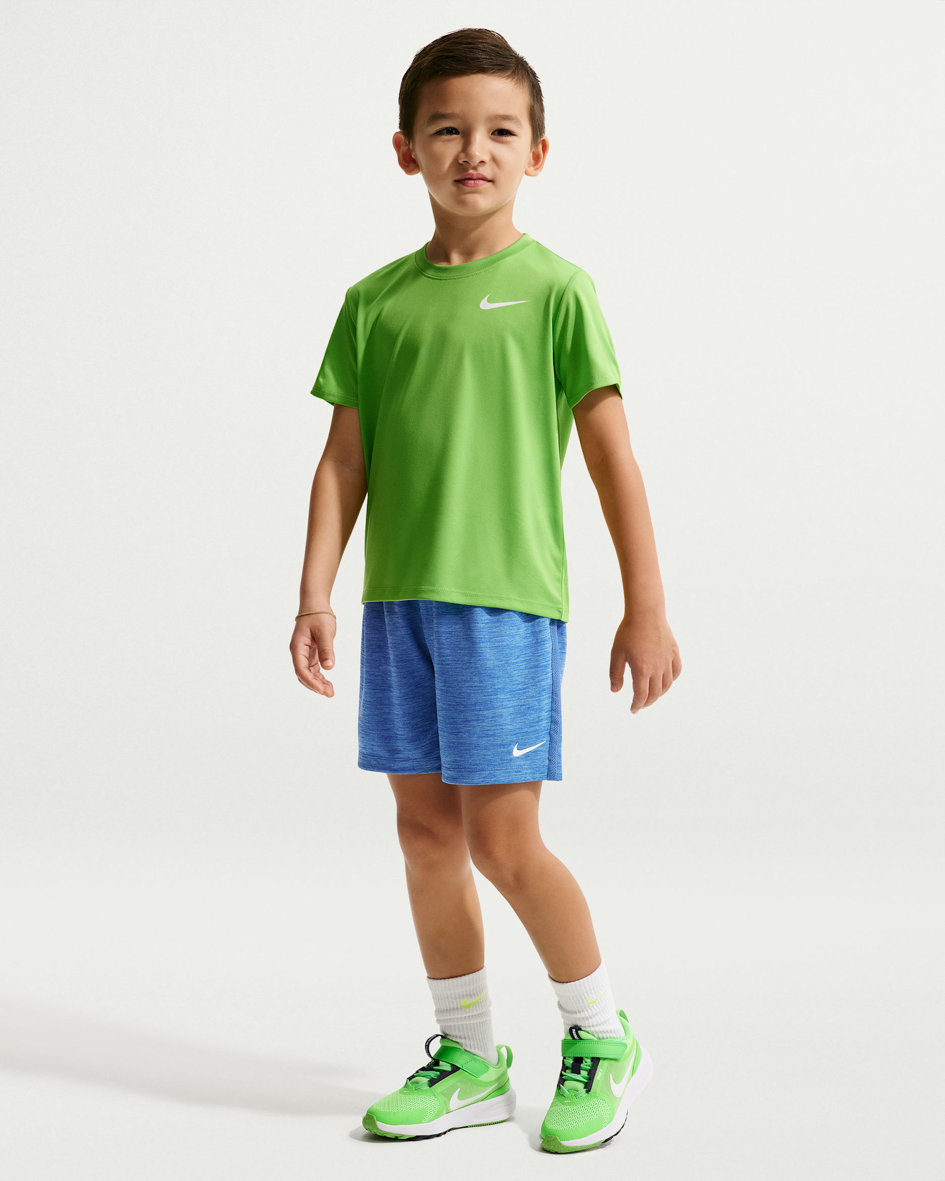 나이키 리틀키즈 드라이 핏 멀티 쇼츠 - 게임 로얄 헤더