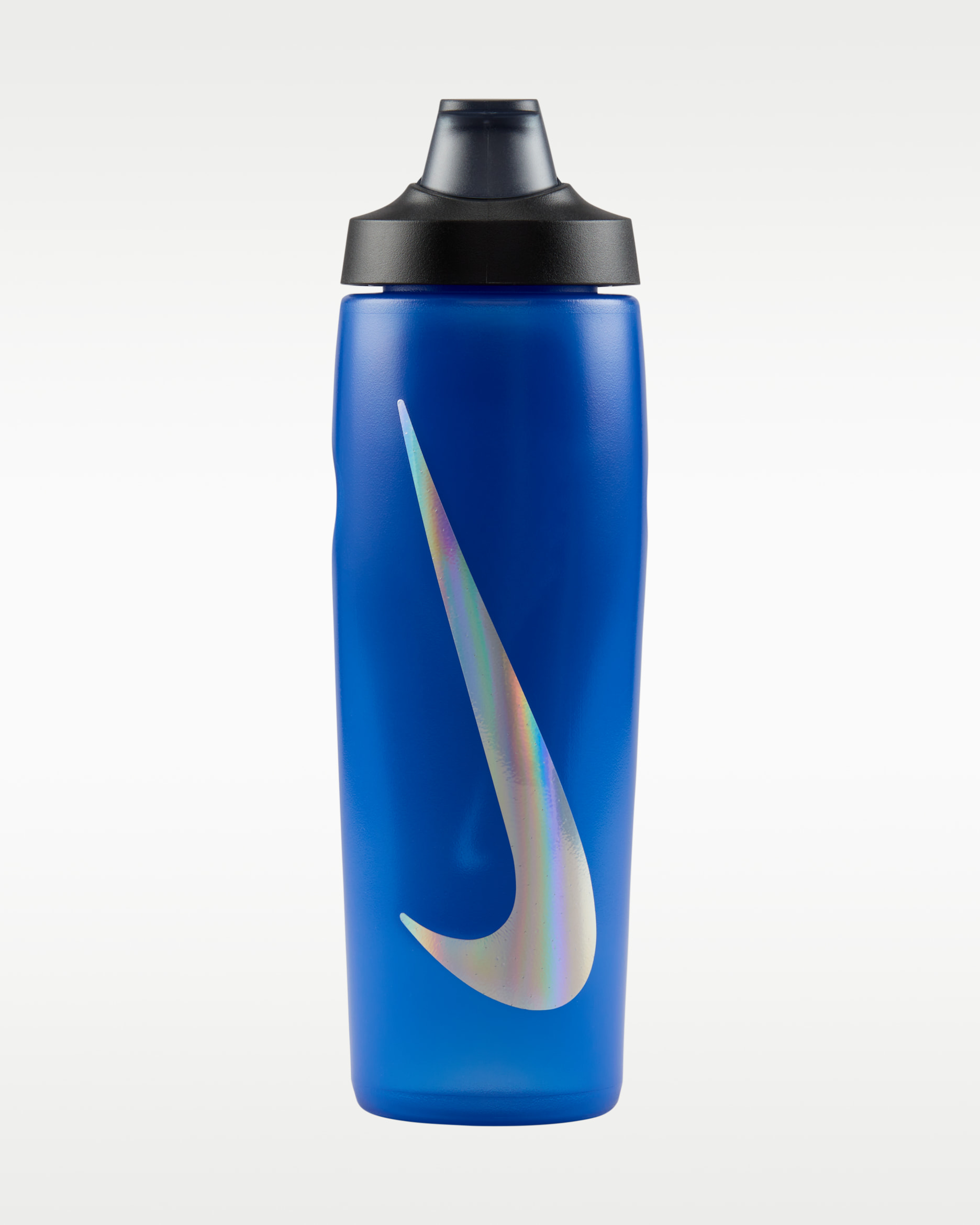 Nike Refuel Botella de agua con tapa con bloqueo (710 ml) - Game Royal/Negro