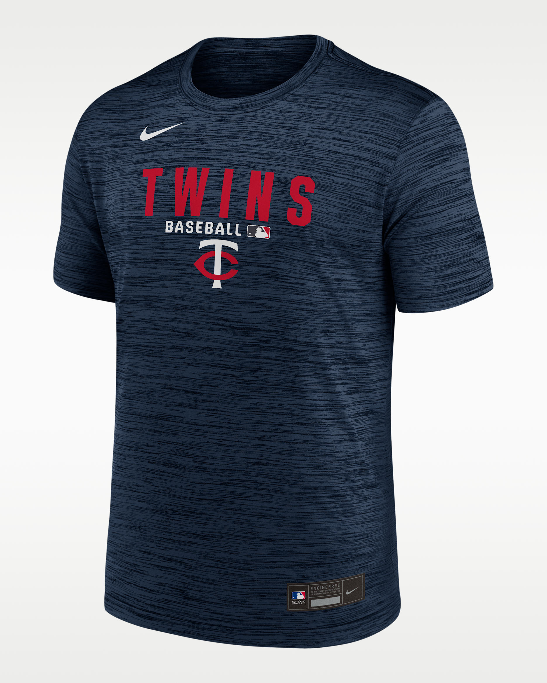 Minnesota Twins Authentic Collection Men's Nike Dri-FIT MLB T-Shirt - Navy