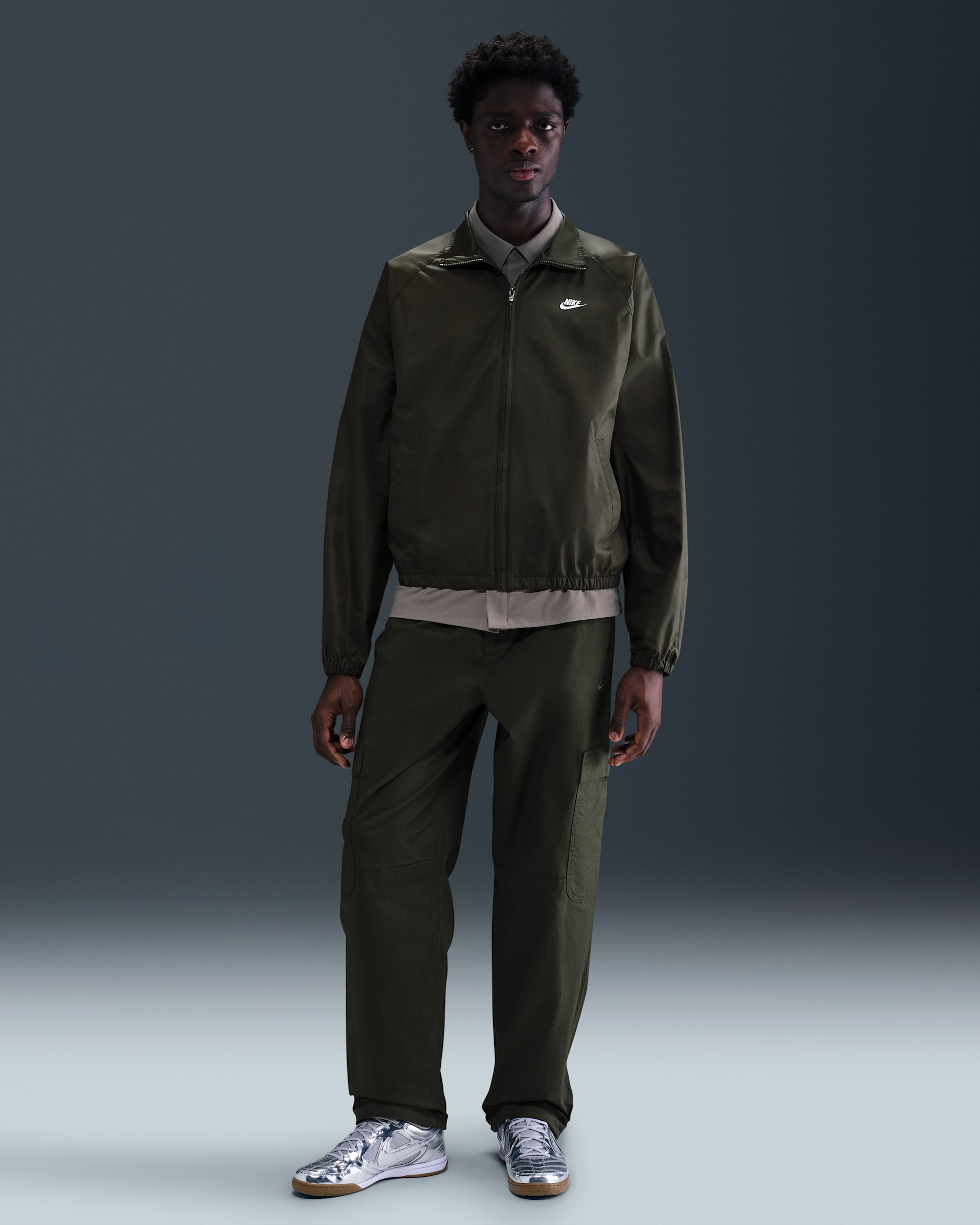 Nike Sportswear Club Men's Woven Cargo Trousers - Sequoia/Sequoia