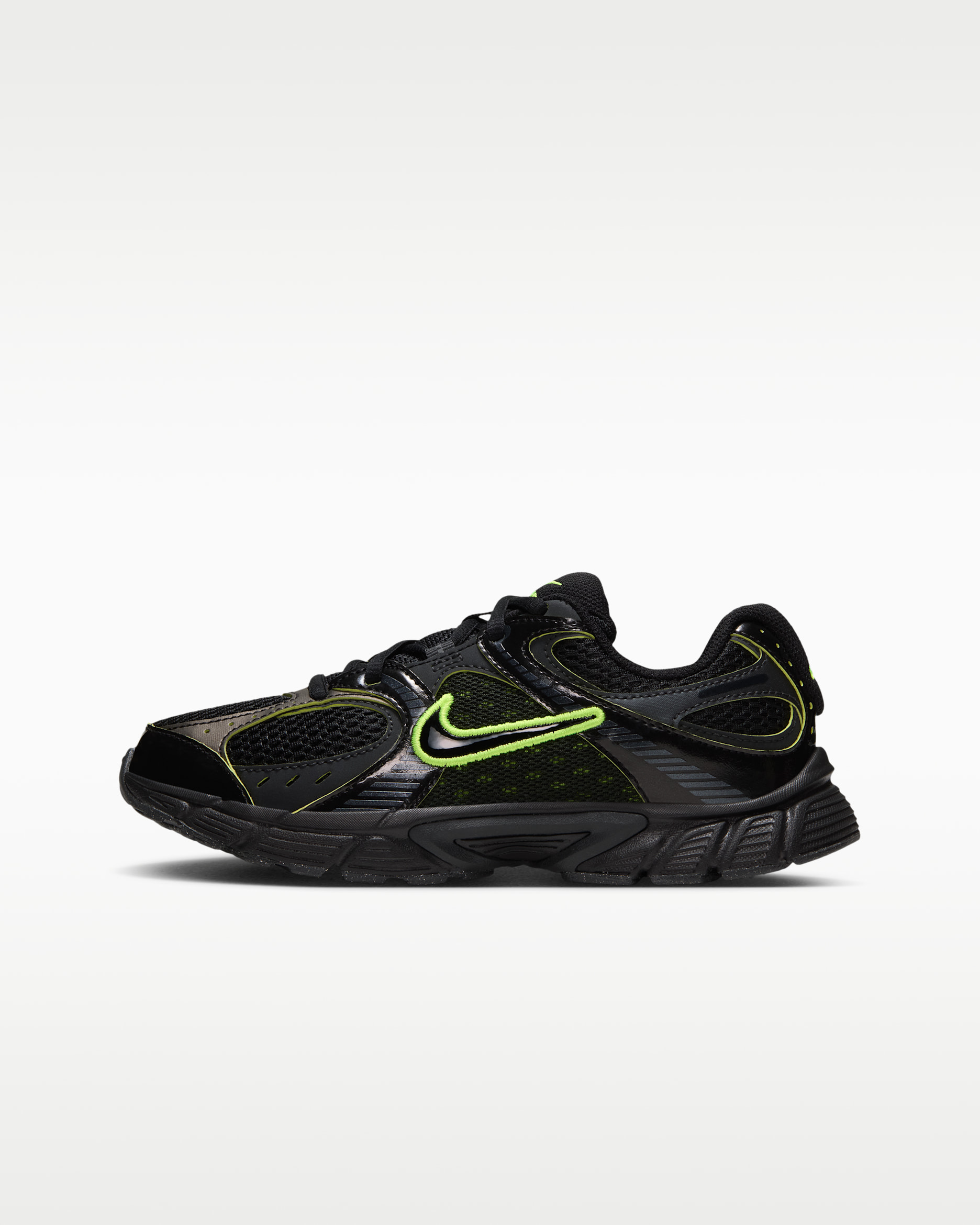 Nike V5 RNR Big Kids' Shoes - Black/Dark Smoke Grey/Volt/Black
