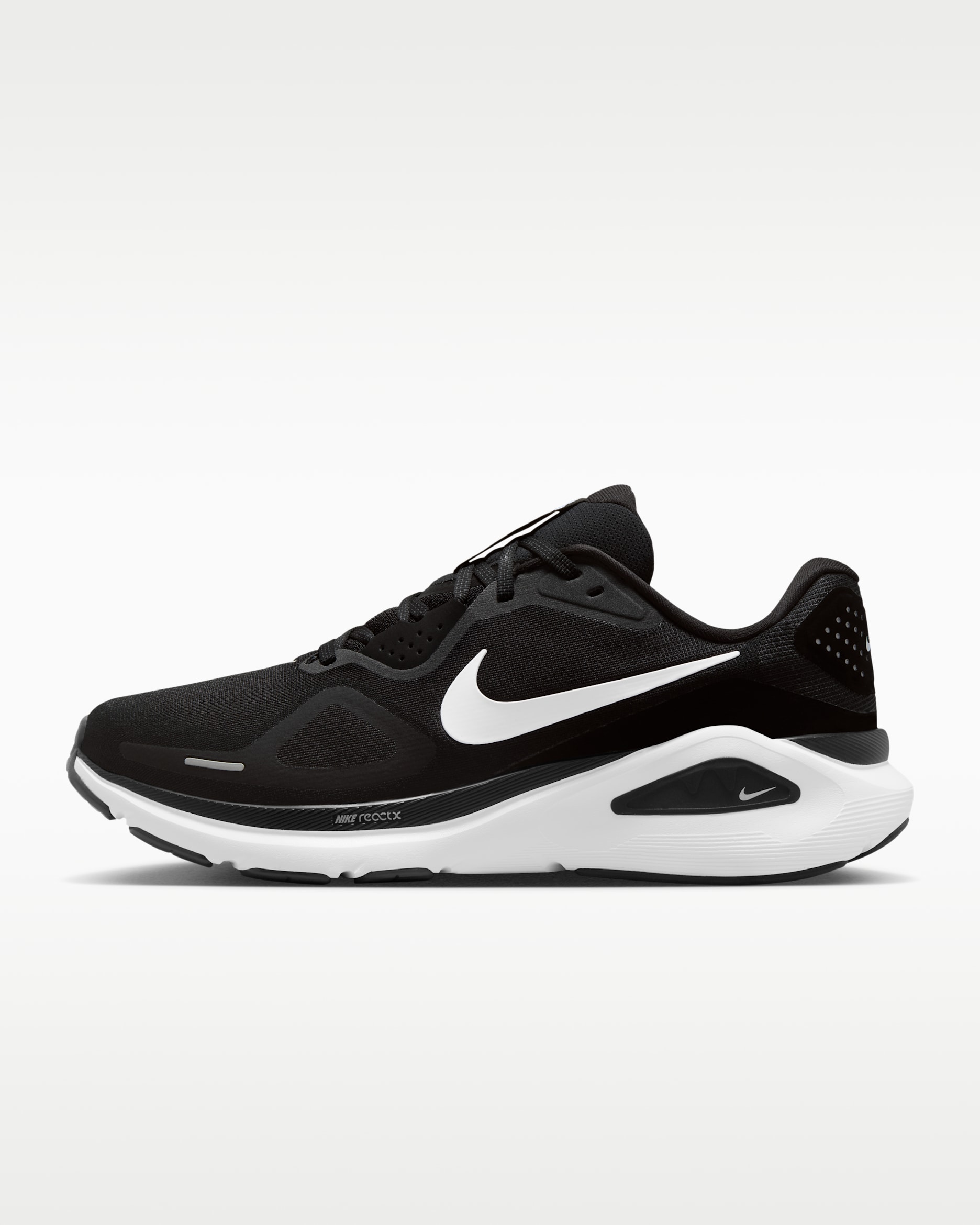 Chaussure de running sur route Nike Structure 26 pour homme - Noir/Cool Grey/Metallic Silver/Blanc
