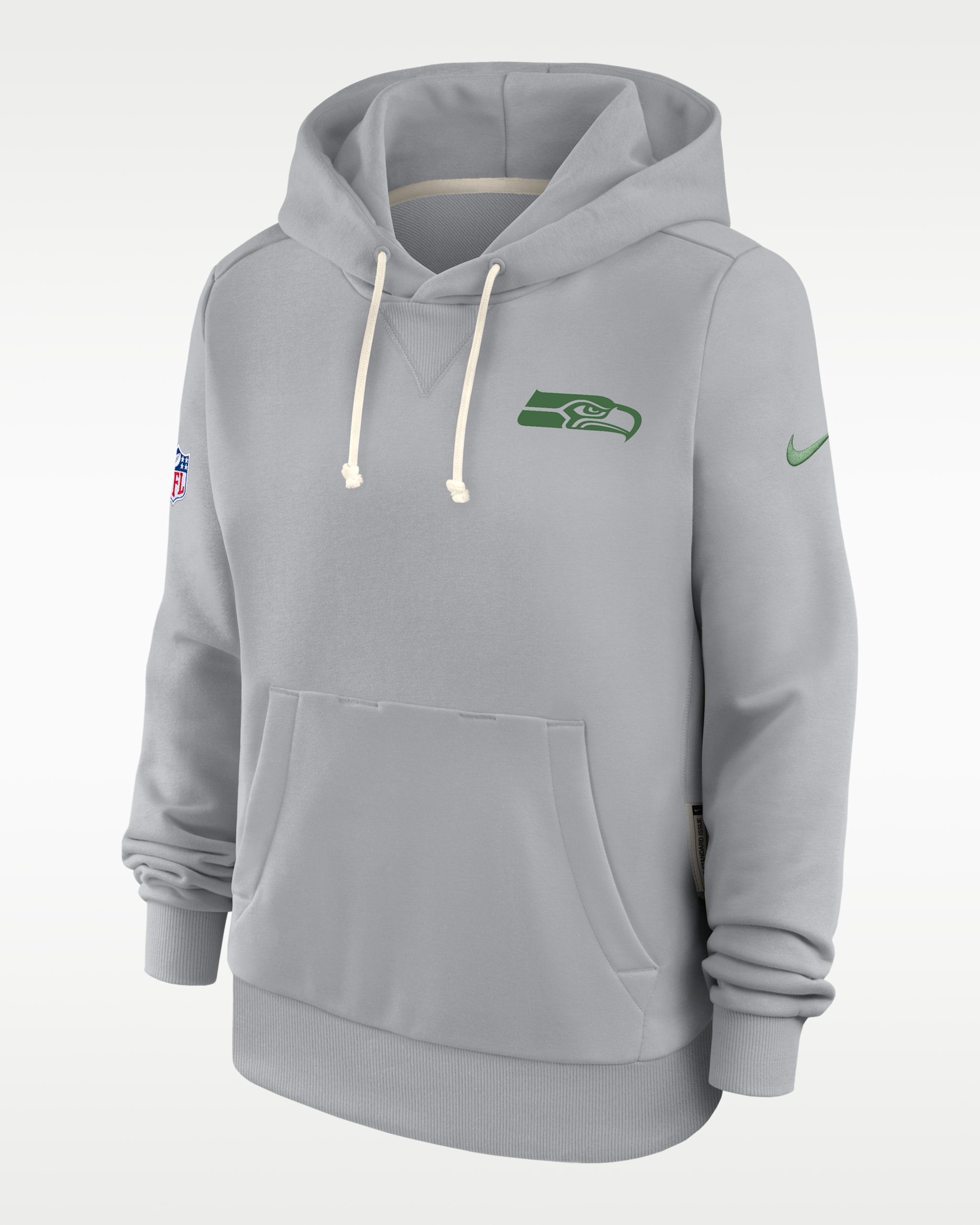 Seattle Seahawks Rivalries Collection Sideline Women's Nike Dri-FIT NFL Pullover Hoodie - Grey