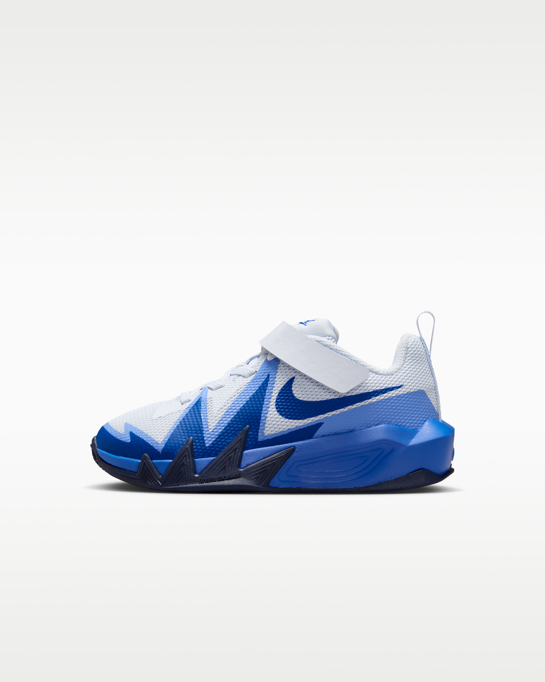 Nike S.T. Dynamite Little Kids' Basketball Shoe - Football Grey/Midnight Navy/Polar/Game Royal