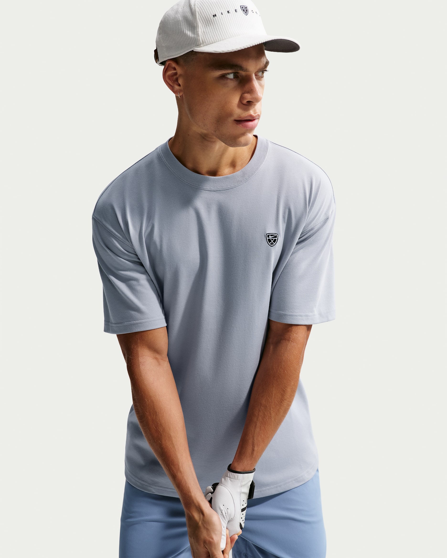 Nike Men's Dri-FIT Loose Golf T-Shirt - Wolf Grey