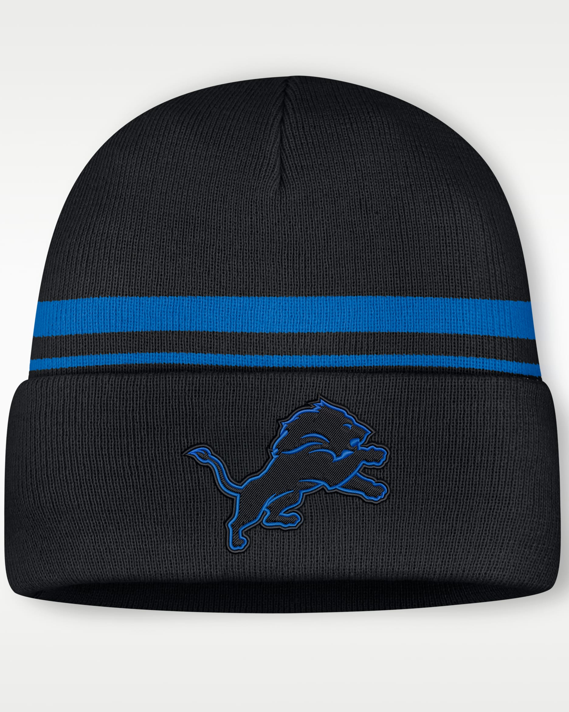Detroit Lions Primetime Utility Men's Nike NFL Cuffed Beanie - Black