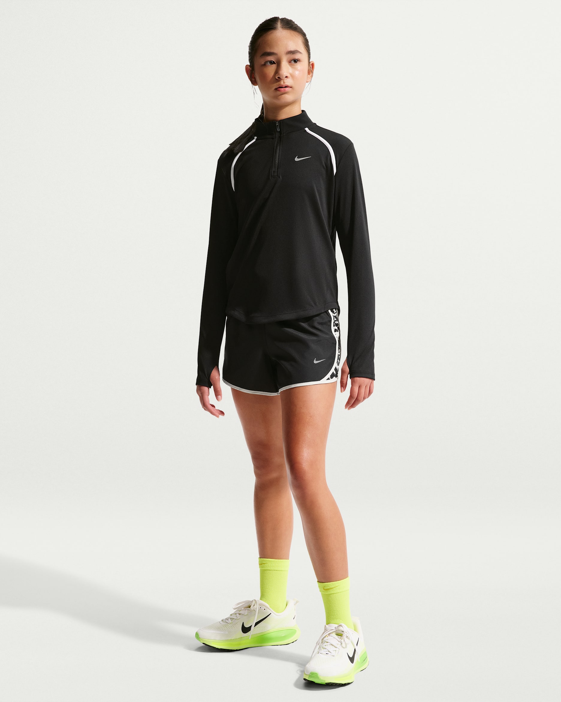 Nike Tempo Big Kids' (Girls') Dri-FIT Shorts - Black