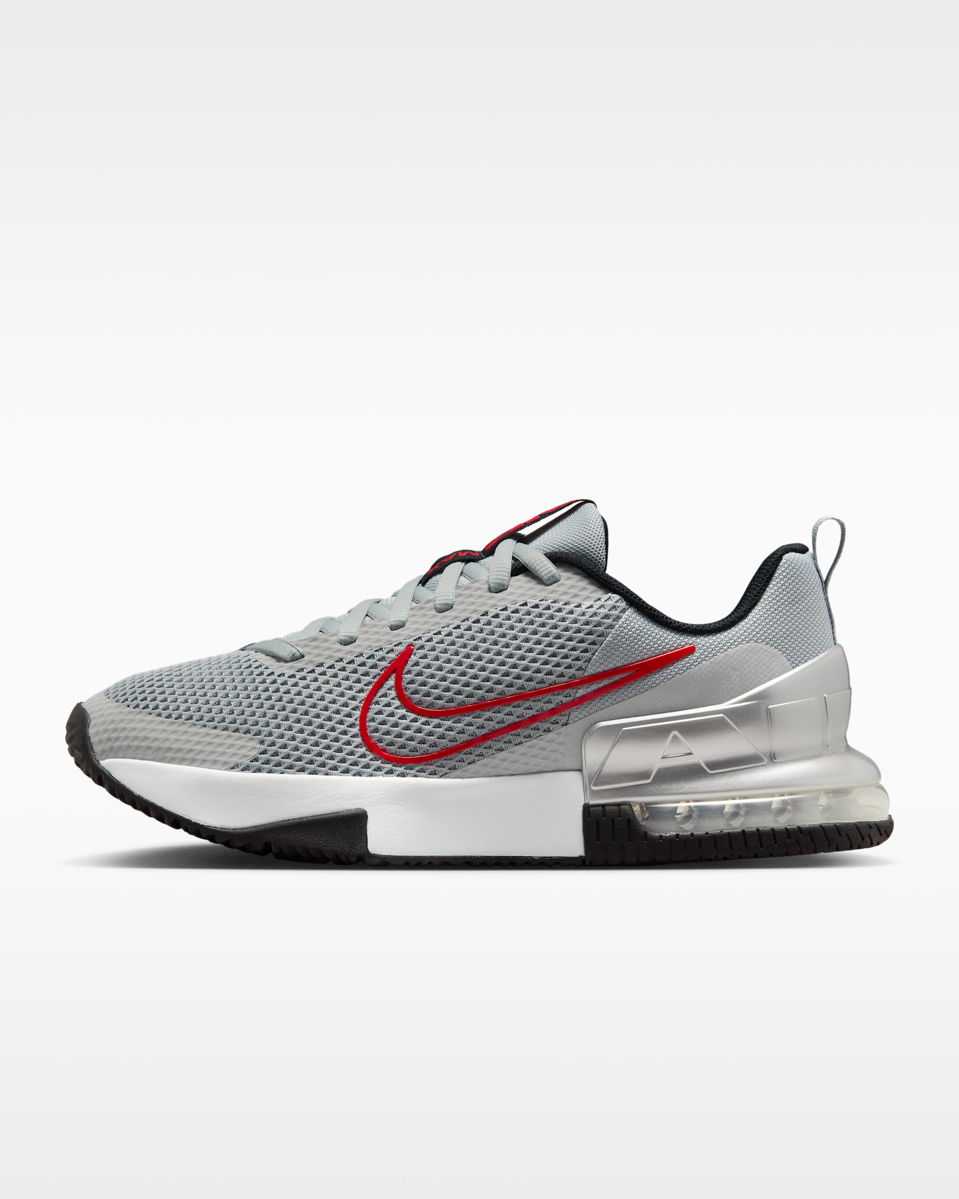Nike Air Max Alpha Trainer 6 Men's Workout Shoes - Flat Silver/Metallic Silver/Black/University Red
