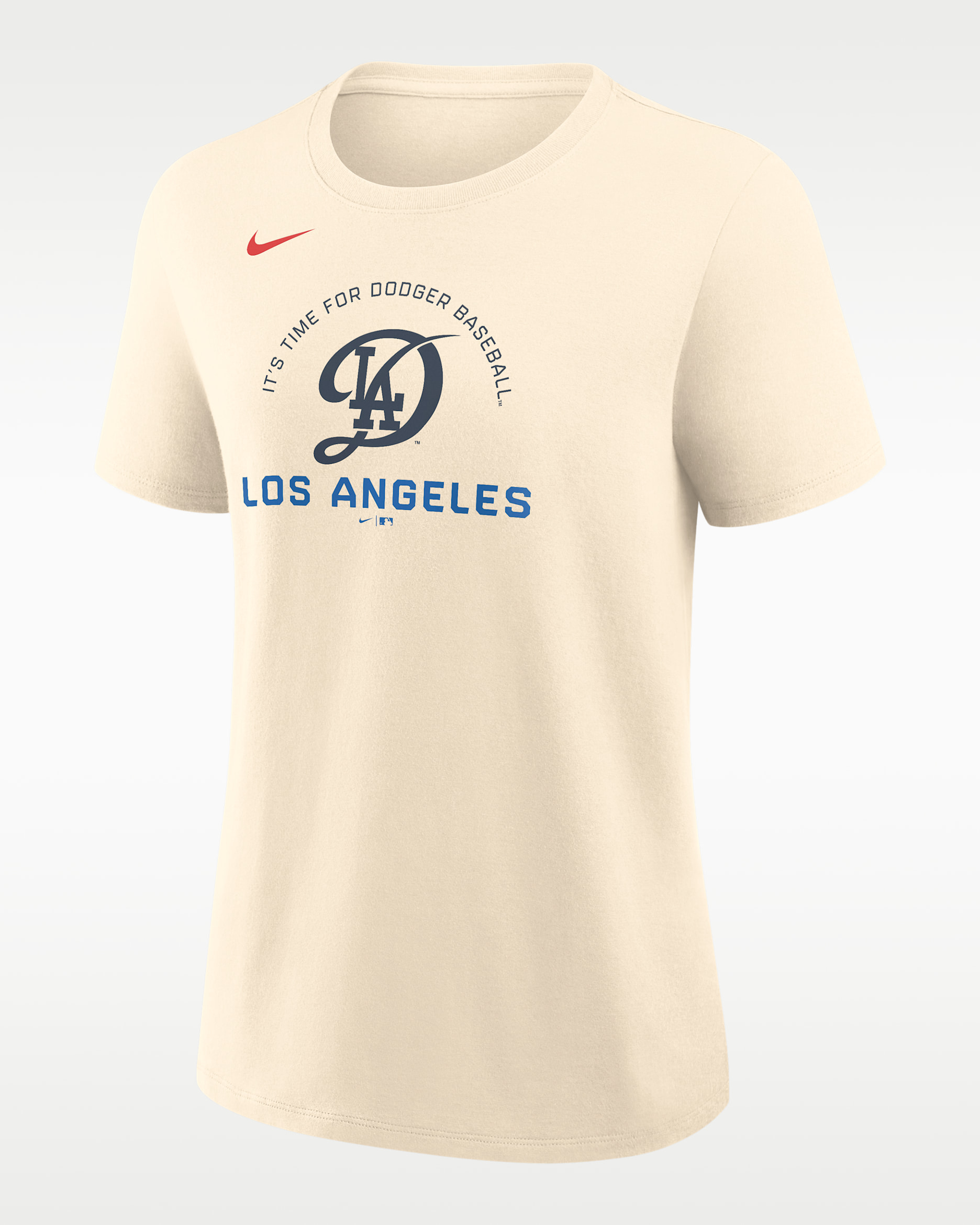 Los Angeles Dodgers City Connect Women's Nike MLB T-Shirt - Natural