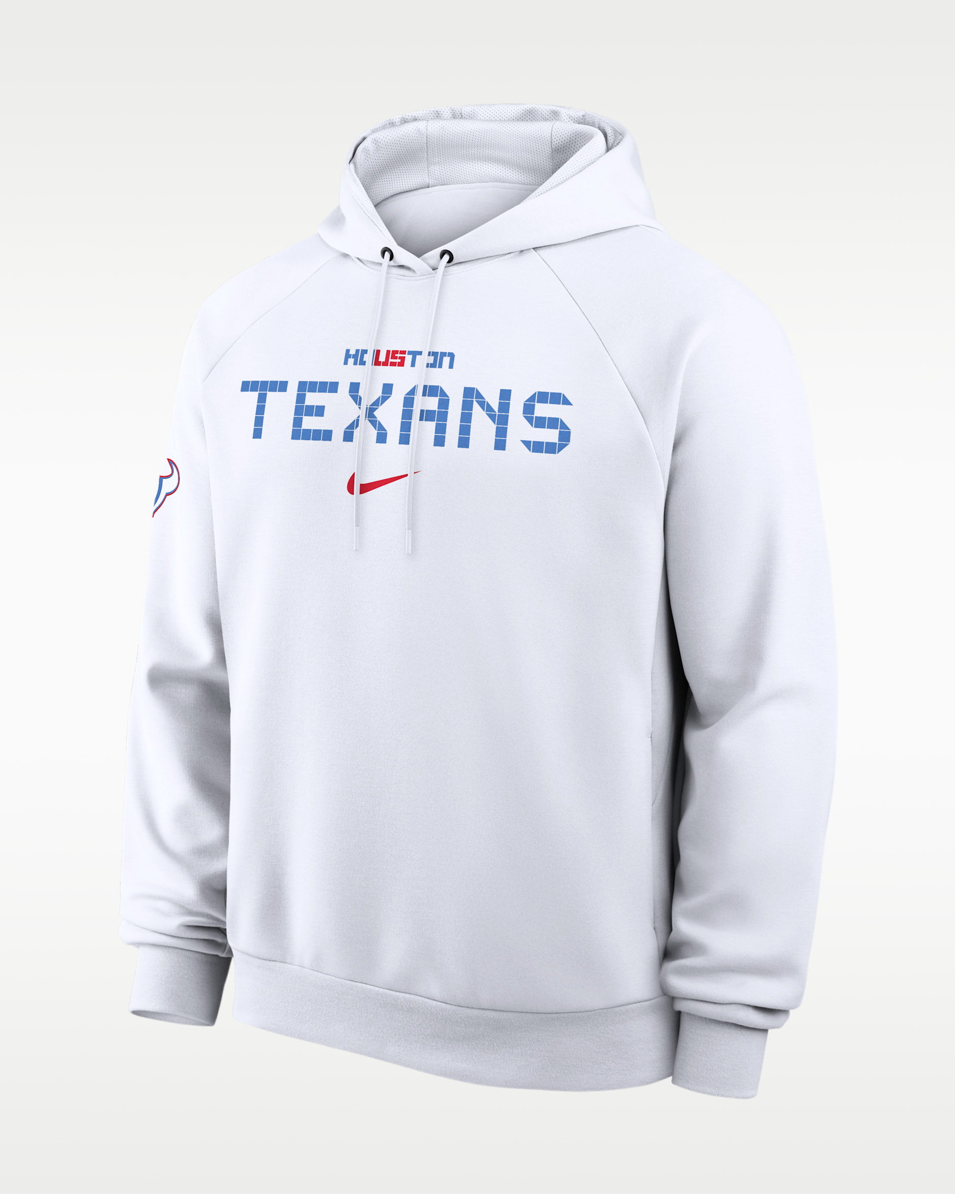 Houston Texans Rivalries Collection Primary Men's Nike Dri-FIT NFL Pullover Hoodie - White