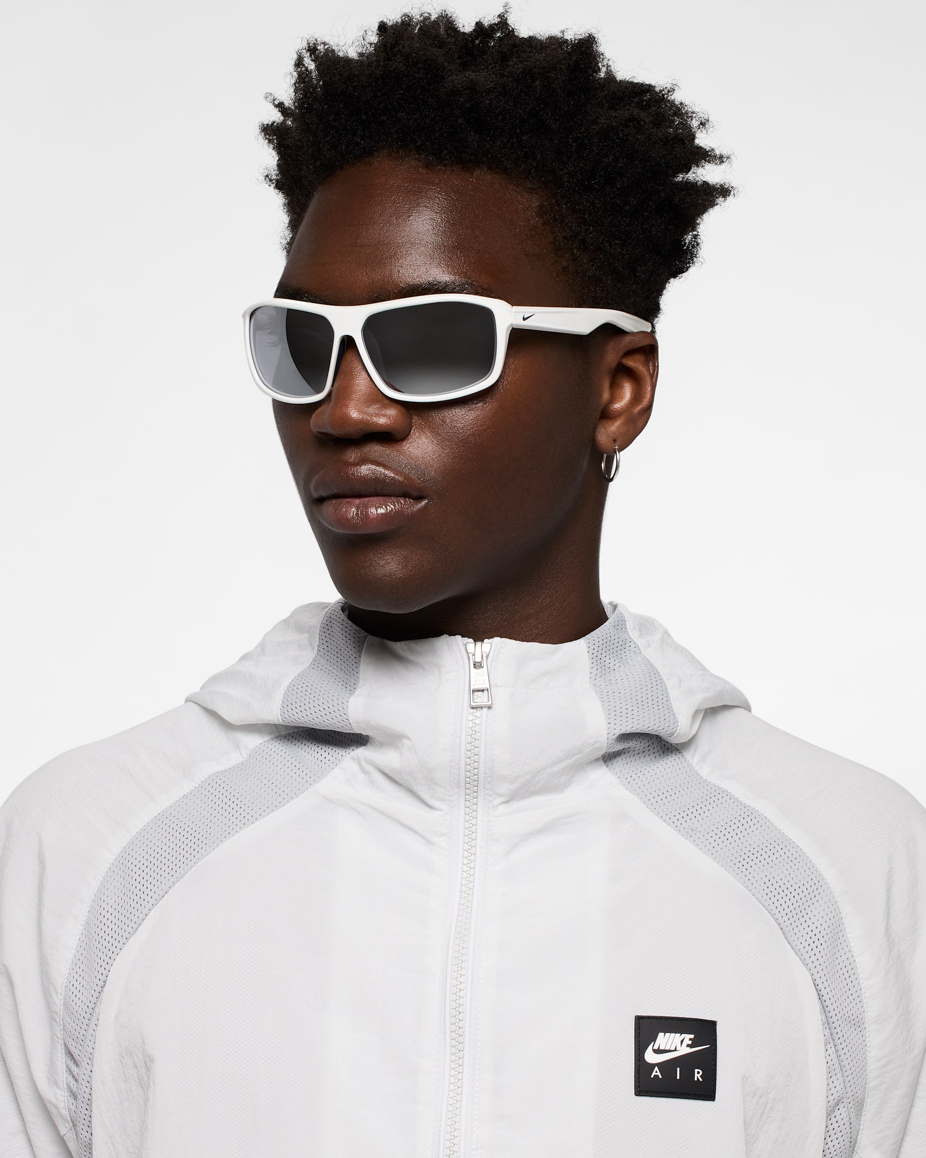 Lentes de sol espejados Nike Premier Stride - Blanco