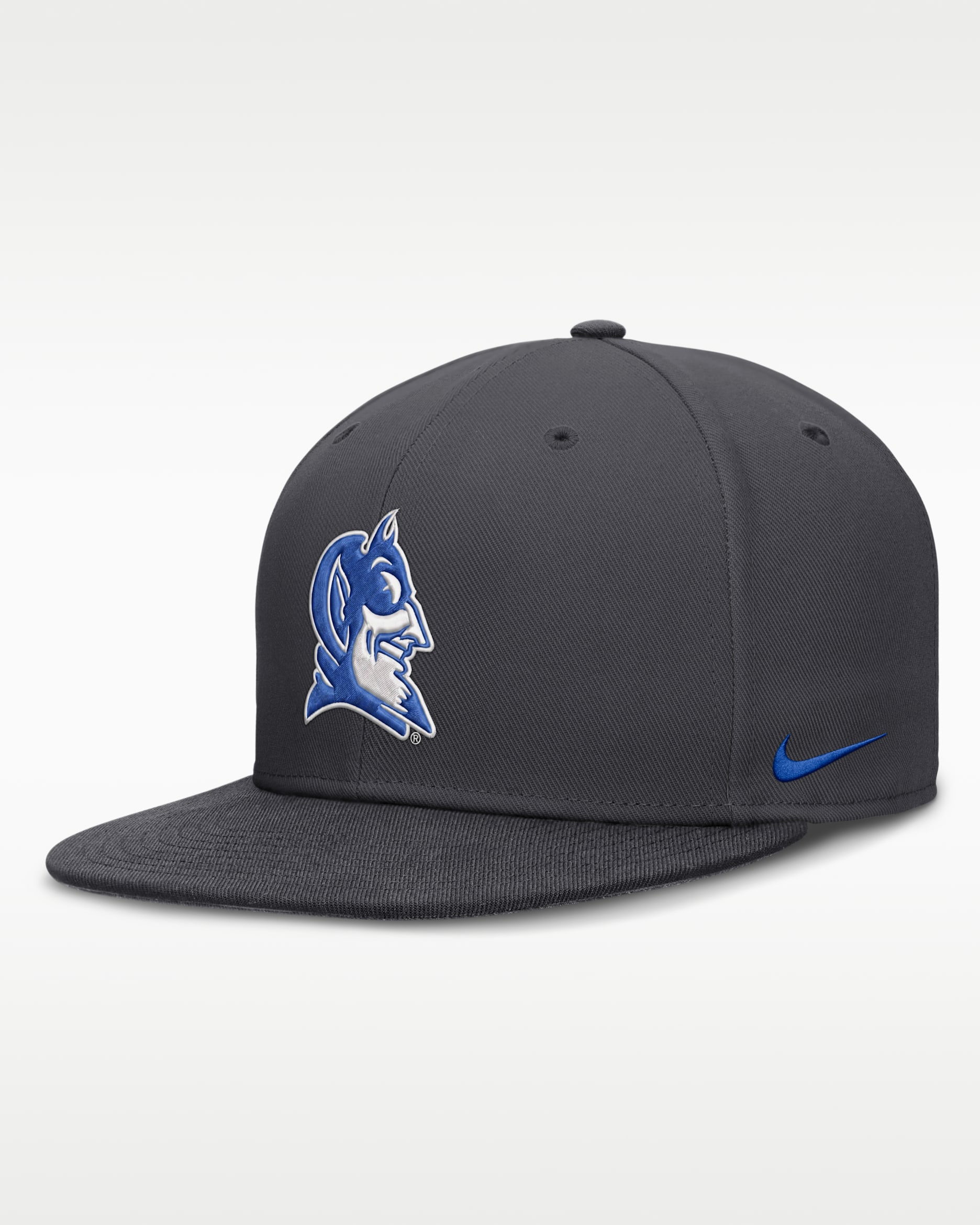 Duke Pro Men's Nike Dri-FIT College Fitted Hat - Anthracite