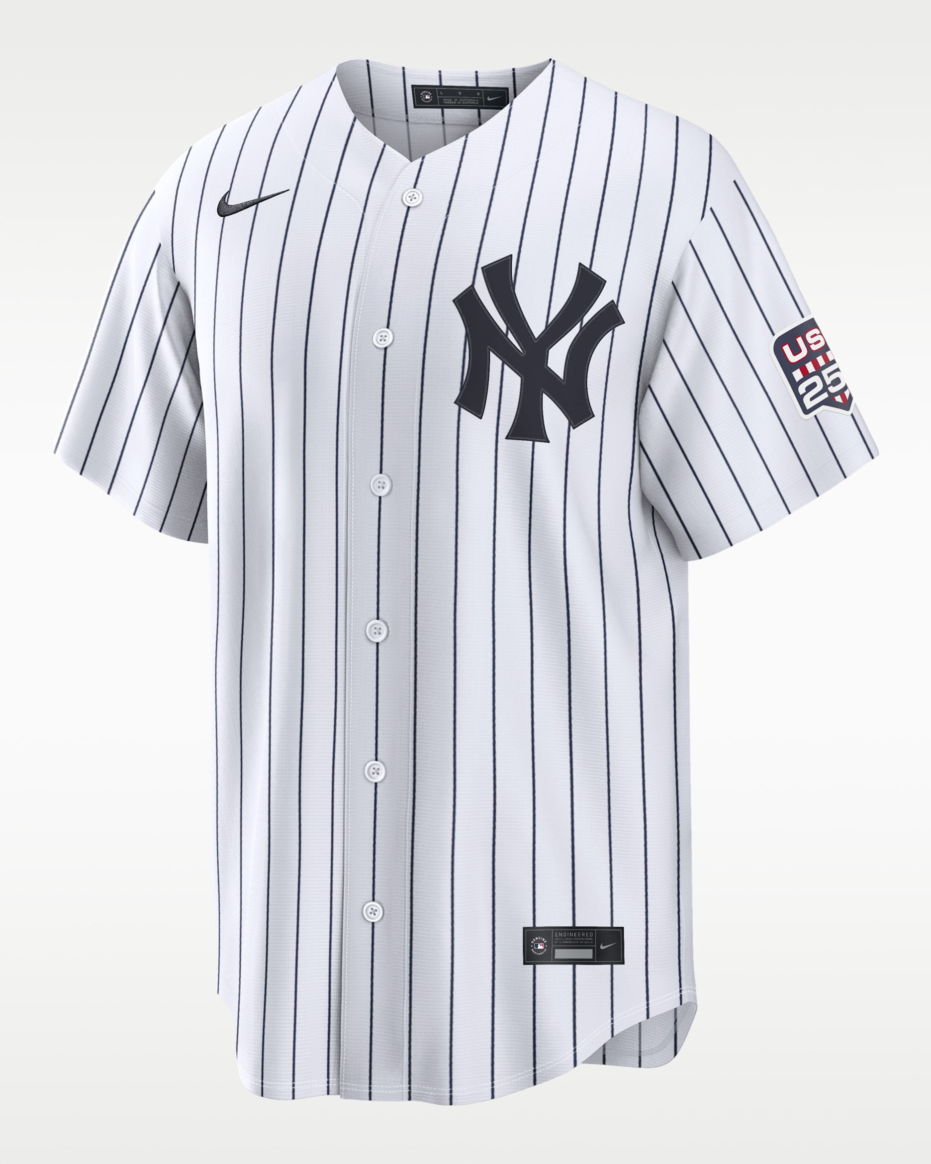Aaron Judge New York Yankees USA 250 Men's Nike MLB Stadium Jersey - White