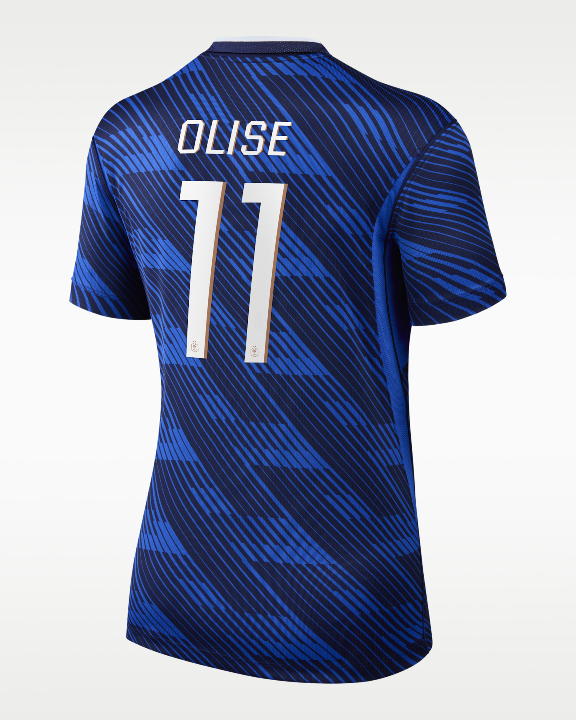 Jersey de fútbol Nike Dri-FIT para mujer Michael Olise France National Team 2026 Stadium Home - Azul