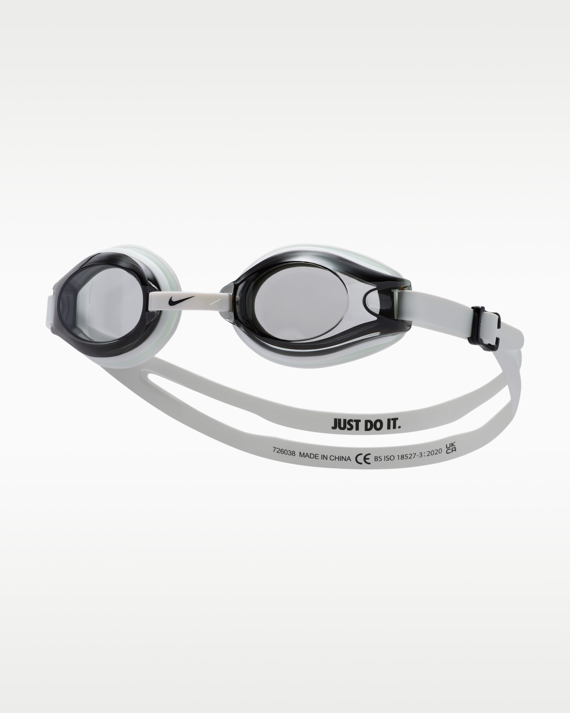 Goggles de natación Nike - Blanco/Gris humo claro/Negro