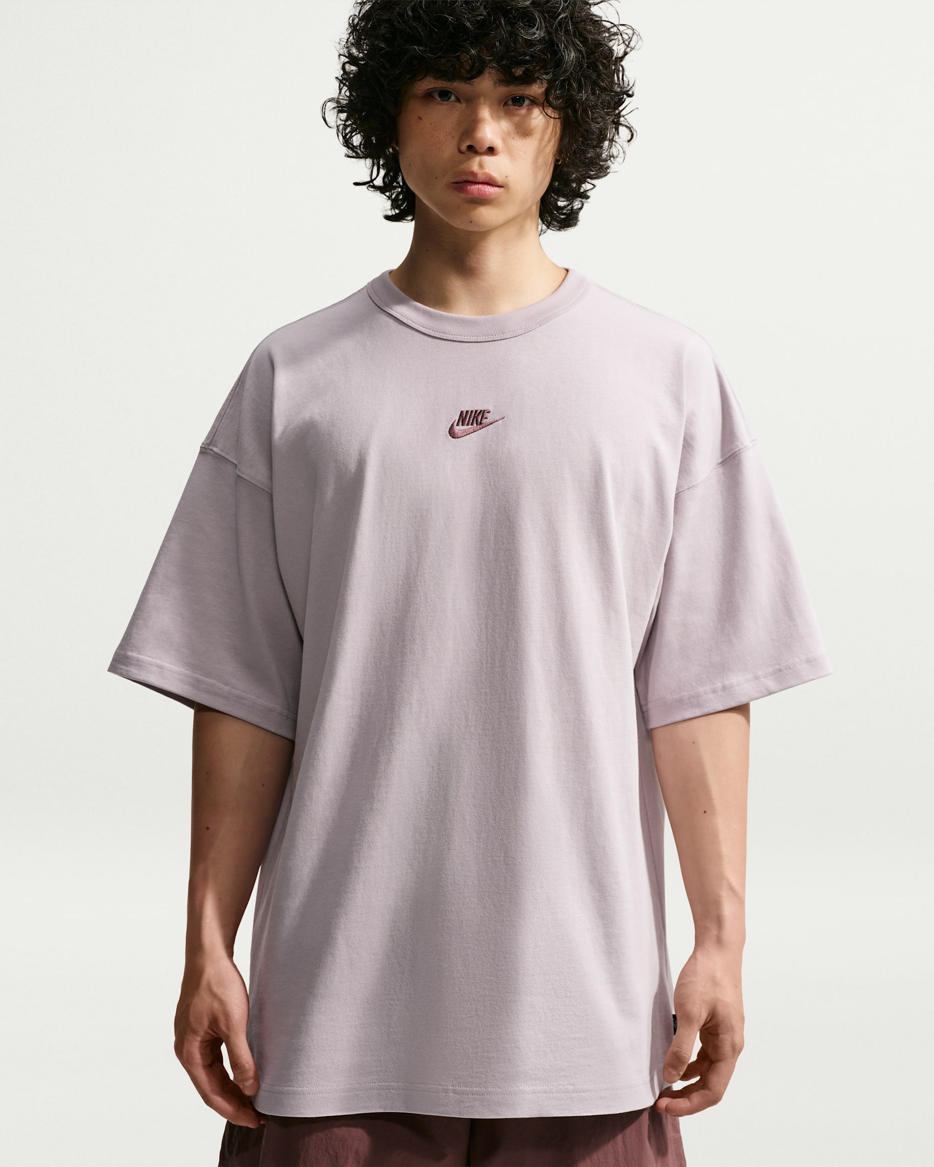 Nike Sportswear Premium Essentials Men's Oversized T-Shirt - Silver Lilac