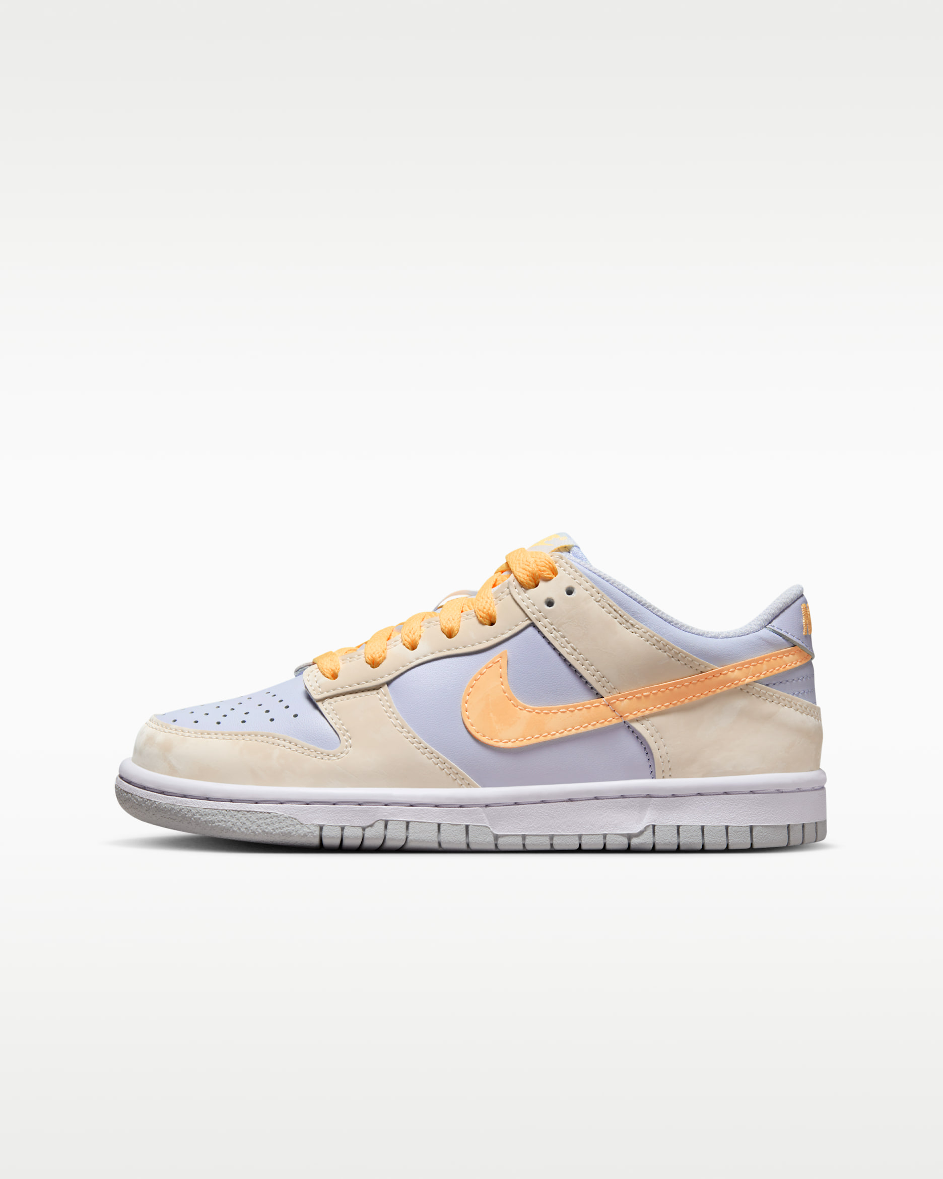 Nike Dunk 低筒大童鞋款 - Pale Ivory/Football Grey/白色/Melon Tint
